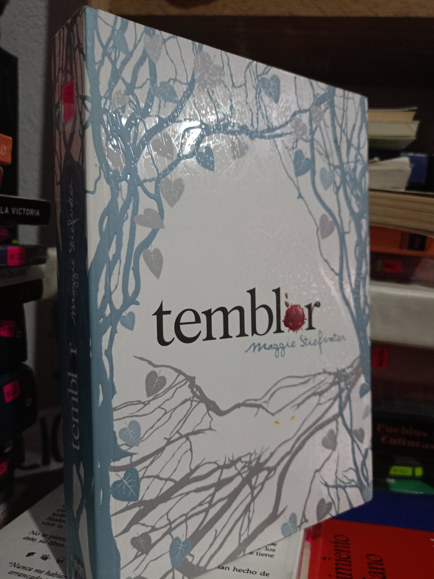 TEMBLOR POR MAGGIE STIEFVATER USADO NOVELA LITERARIO 305