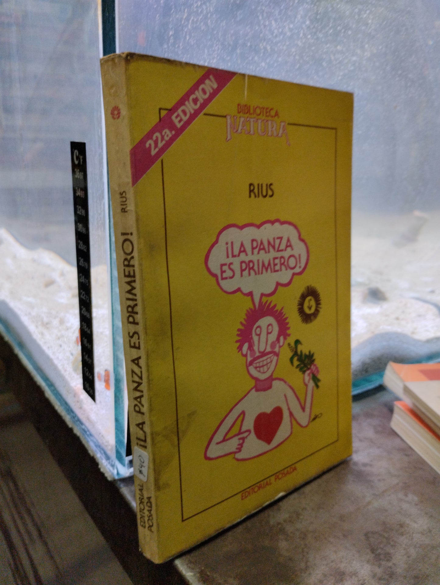 LA PANZA ES PRIMERO POR RIUS USADO NOVELAS ALDAMA
