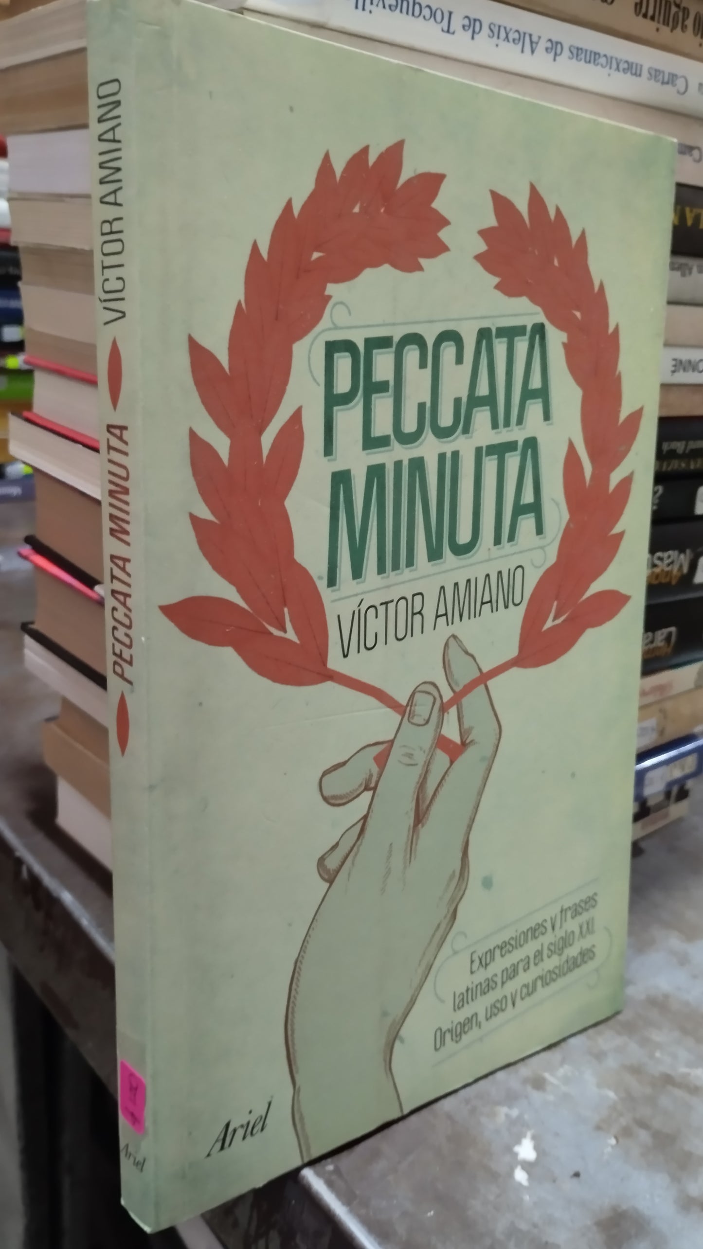 PECCATA MINUTA POR VICTOR AMIANO LIBRO USADO NOVELAS ALDAMA