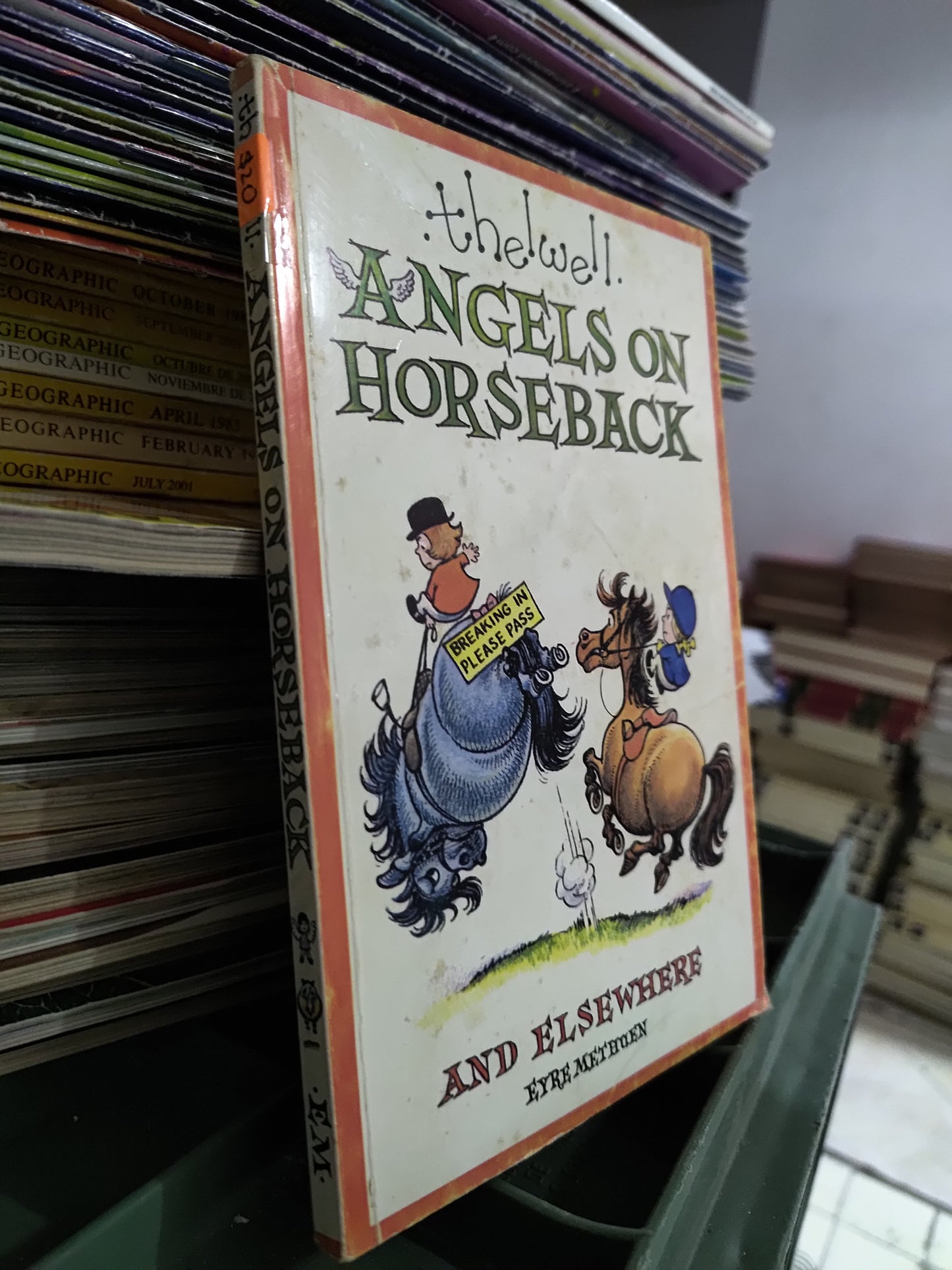 ANGELS OK HORSEBACK POR POR EYRE METHUEN USADO IDIOMAS JUAREZ 515