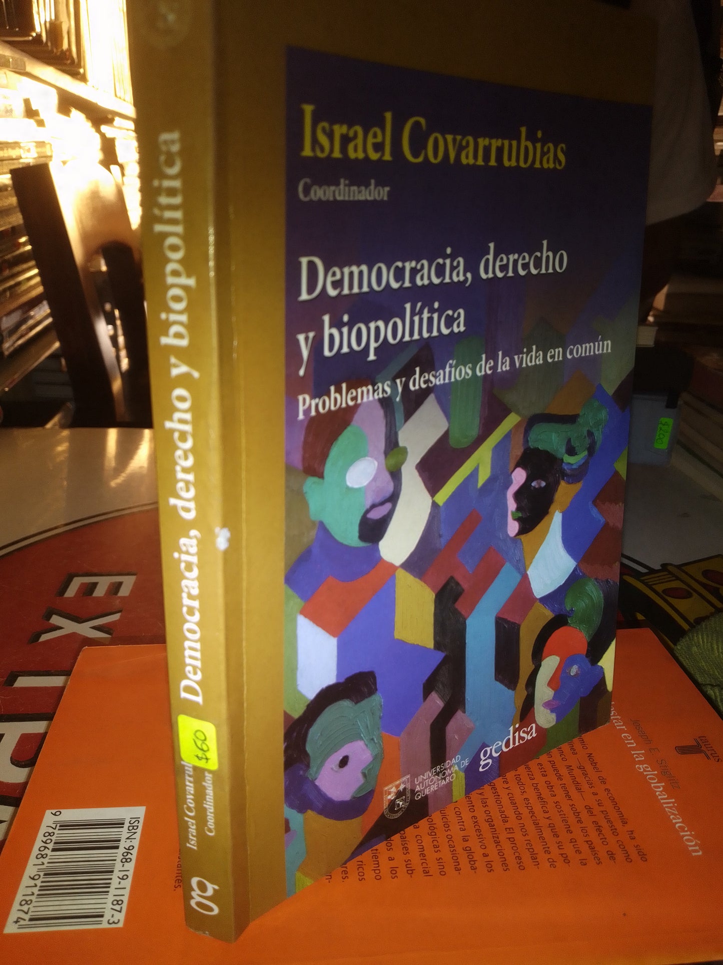 DEMOCRACIA DERECHO Y BIOPOLITICA POR ISRAEL COVARRUBIAS USADO SOCIOLOGÍA LITERARIO 207
