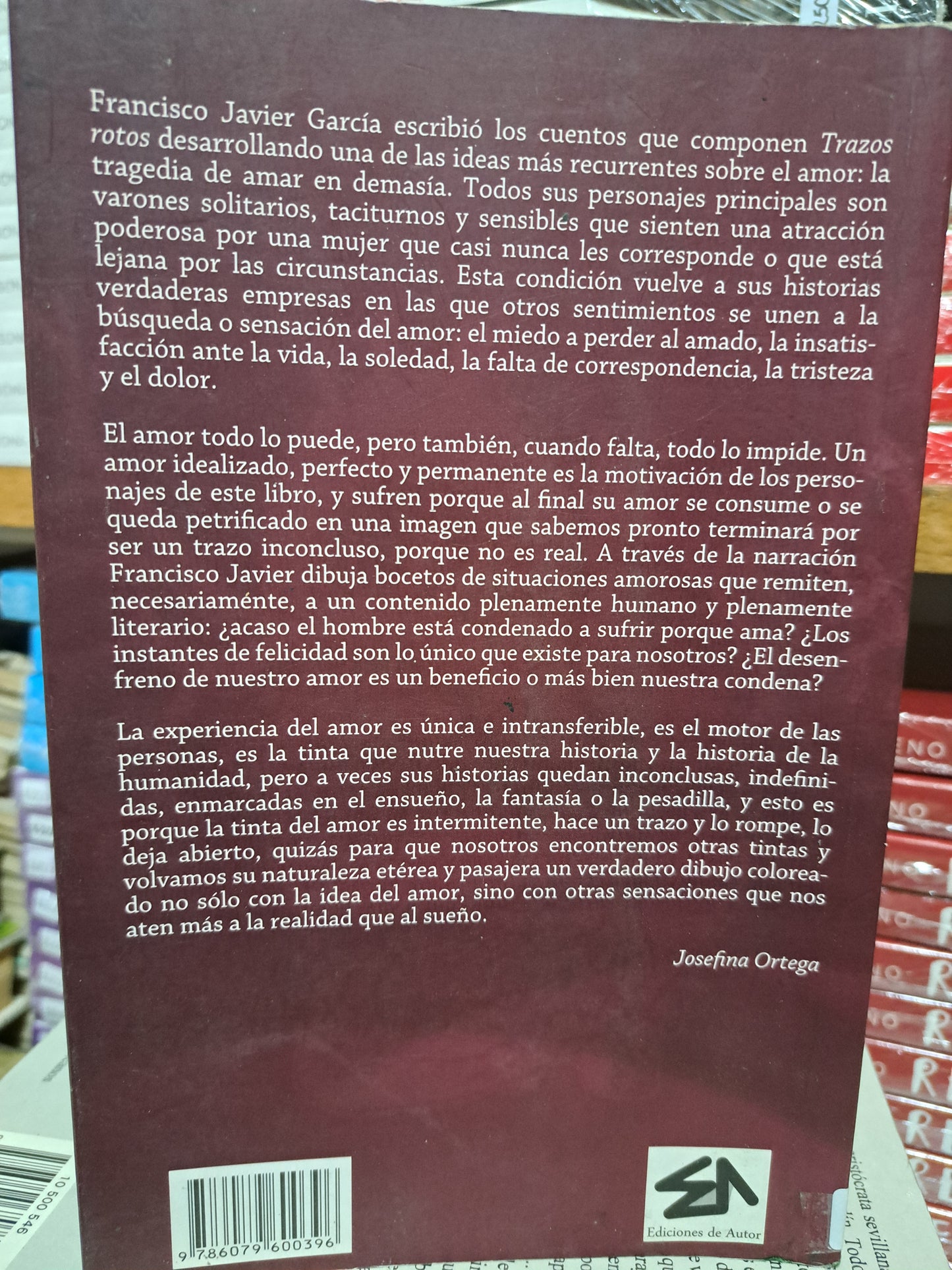 TRAZOS ROTOS FRANCISCO JAVIER GARCÍA USADO NOVELA JUÁREZ