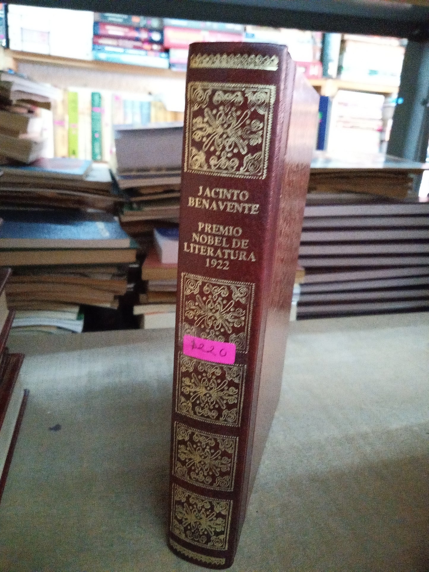 PREMIO NOBEL DE LITERATURA 1922 POR JACINTO BENAVENTE USADO NOVELA LITERARIO