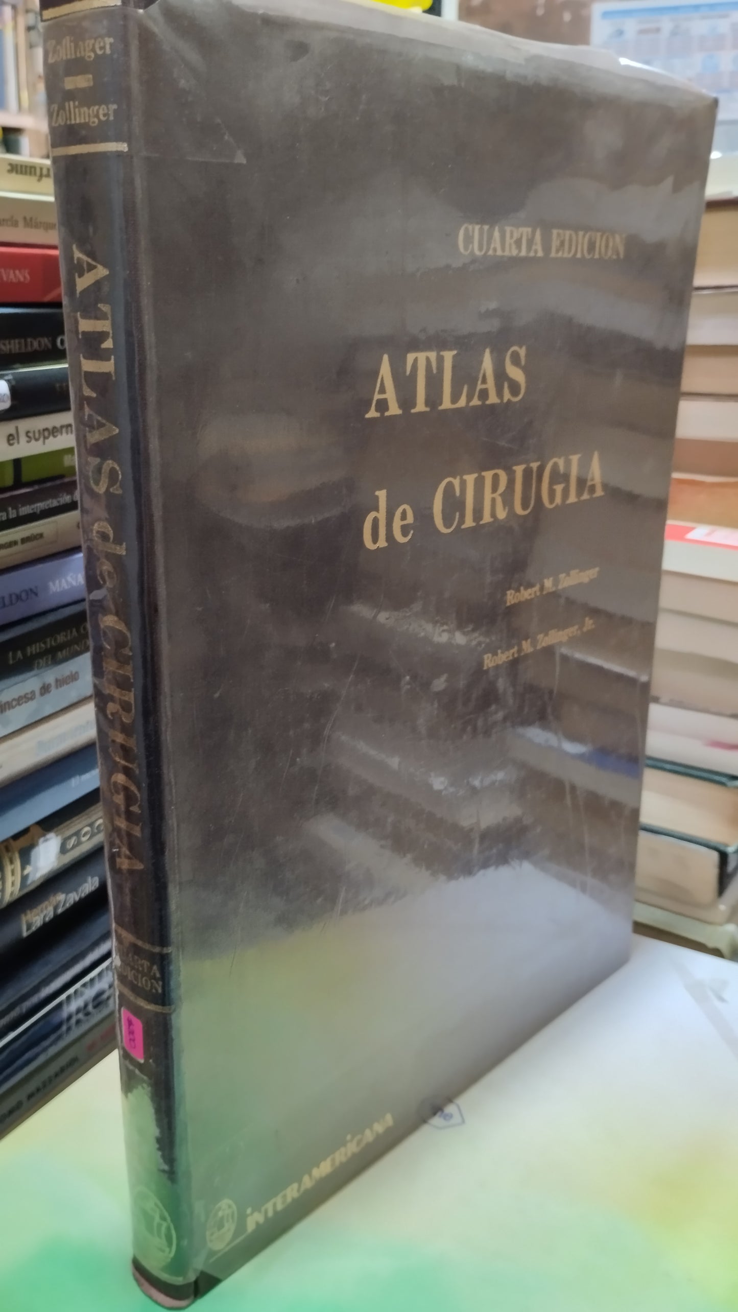 ATLAS DE CIRUGIA POR ROBERT M ZOLLINGER LIBRO USADO SALUD ALDAMA