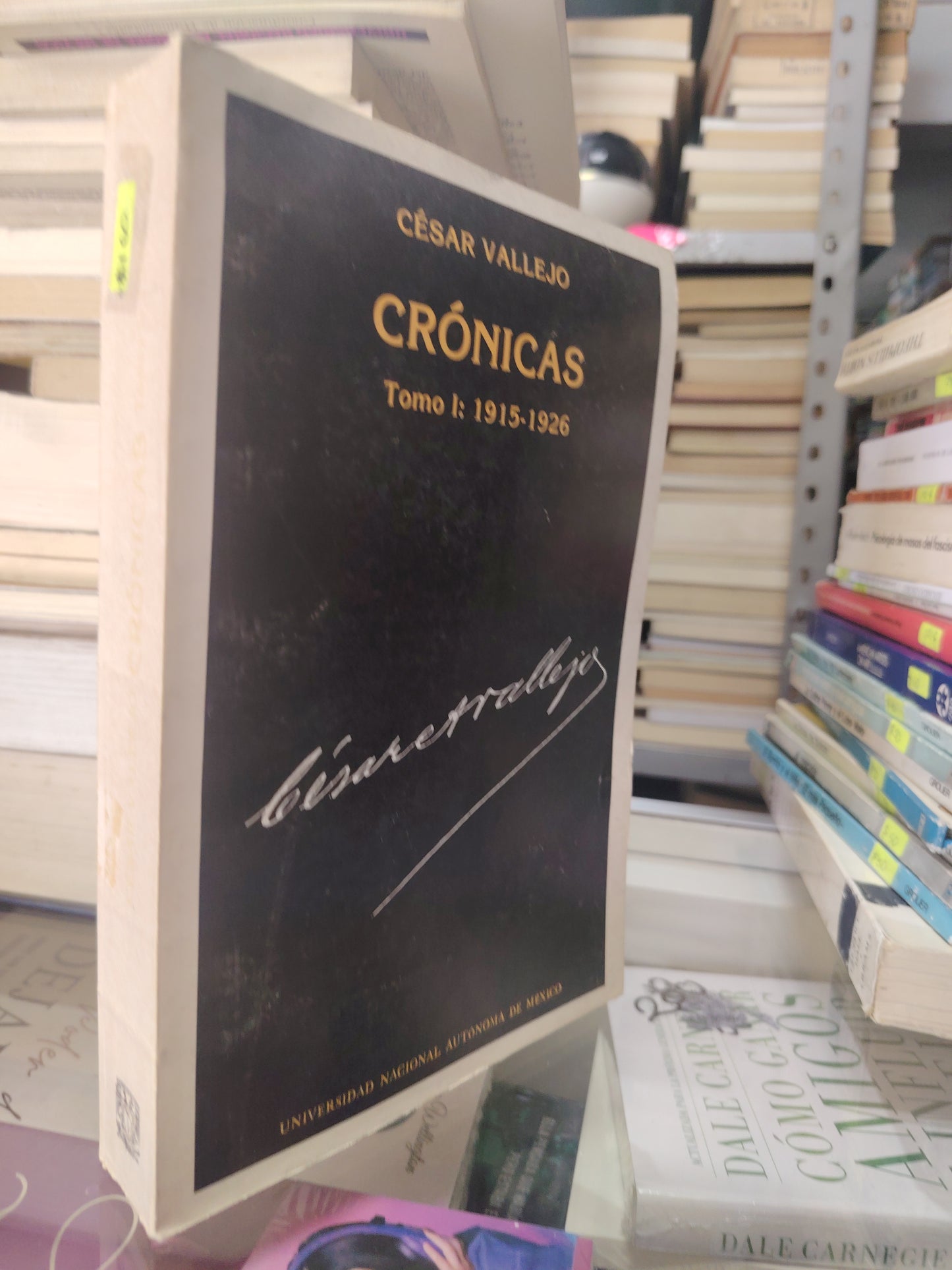 CRÓNICAS TOMO 1: 1915-1926 POR CESAR VALLEJO USADO HISTORIA JUAREZ
