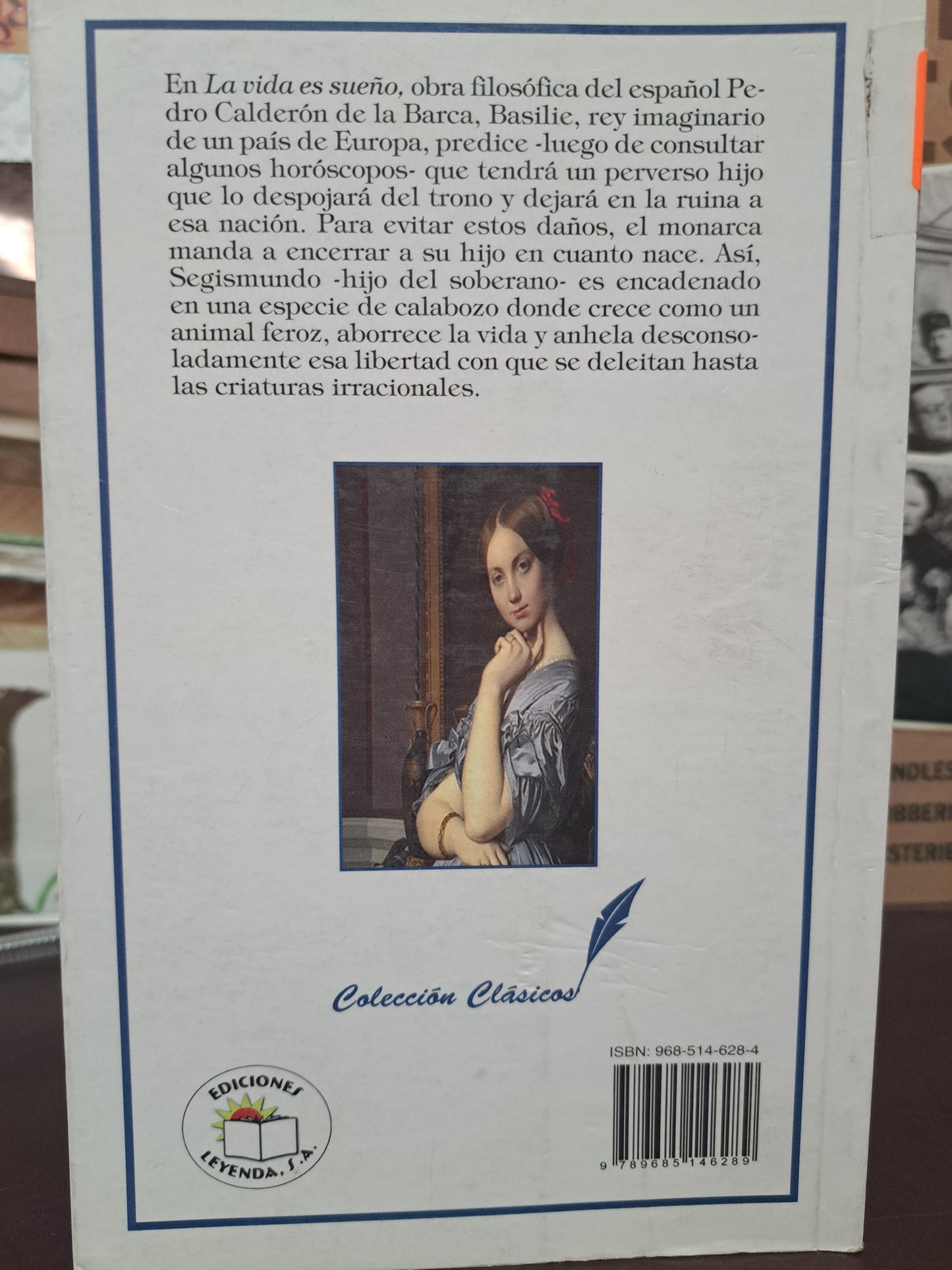 LA VIDA ES UN SUEÑO CALDERÓN DE LA BARCA USADO NOVELA LITERARIO 305