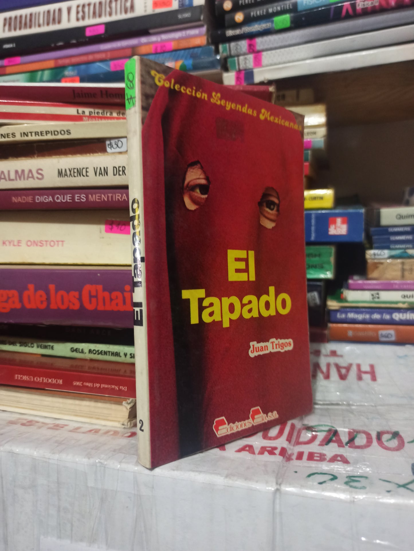 EL TAPADO POR JUAN TRIGOS USADO NOVELAS JUÁREZ