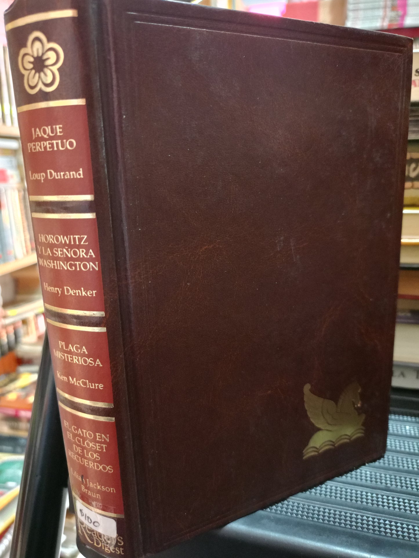 JAQUE PERPETUO LOUP DURAND, HOROWITZ Y LA SEÑORA WASHINGTON HENRY DENKER, PLAGA MISTERIOSA KEN MC CLURE, EL GATO EN EL CLOSET DE LOS RECUERDOS POR LILIAN JACKSON BRAUN USADO NOVELA LITERARIO 305