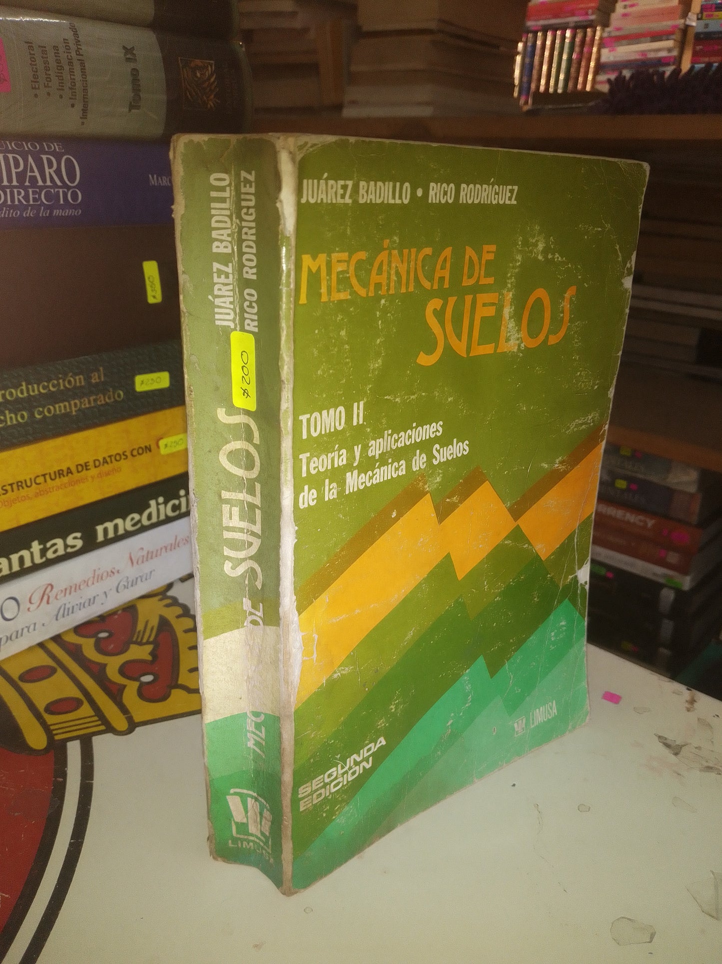MECÁNICA DE SUELOS (TOMO II) POR JUÁREZ BADILLO Y RICO RODRÍGUEZ USADO AGRICULTURA LITERARIO 207