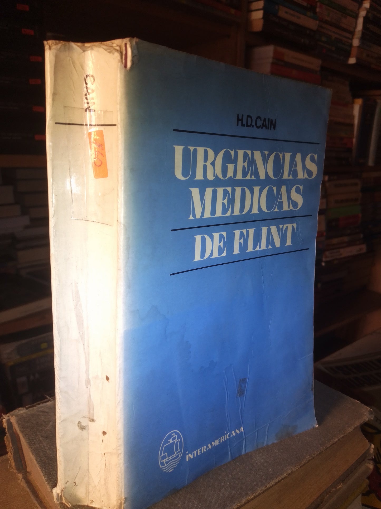URGENCIAS MEDICAS DE FLINT POR H D CAIN USADO MEDICINA LITERARIO 207