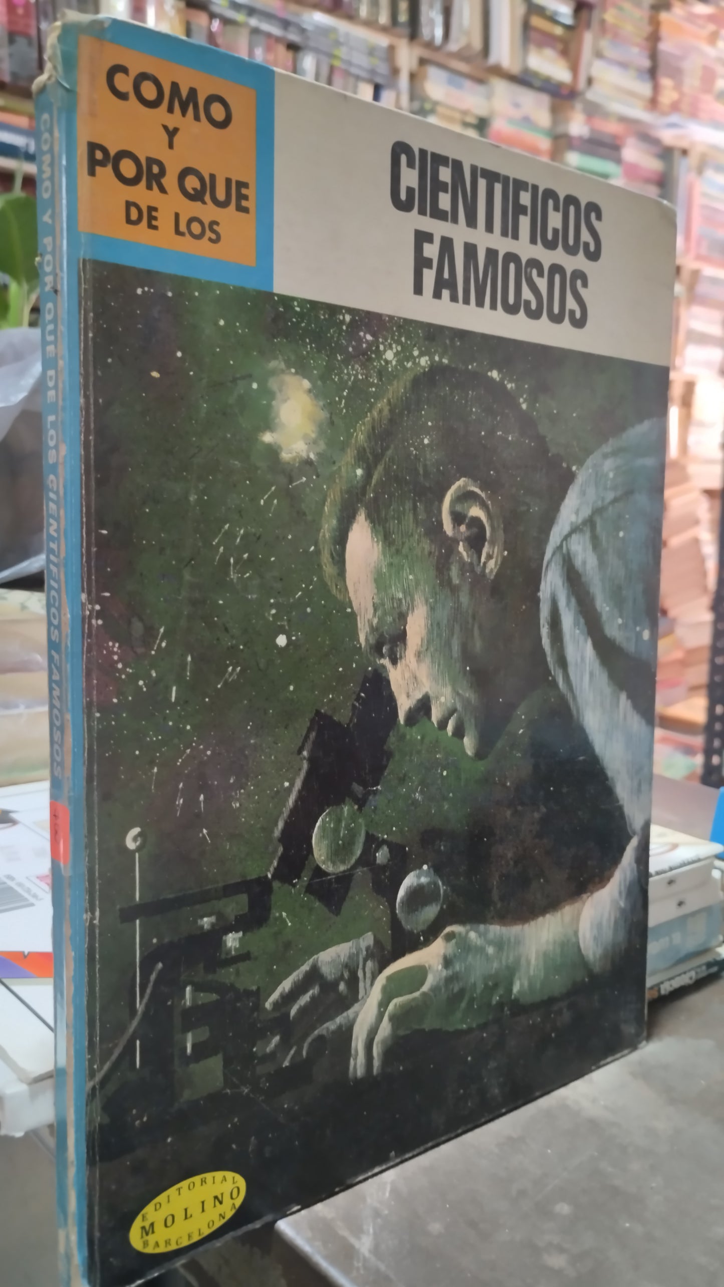 CIENTIFICOS FAMOSOS POR EDITORIAL MOLINO LIBRO USADO CIENCIA ALDAMA