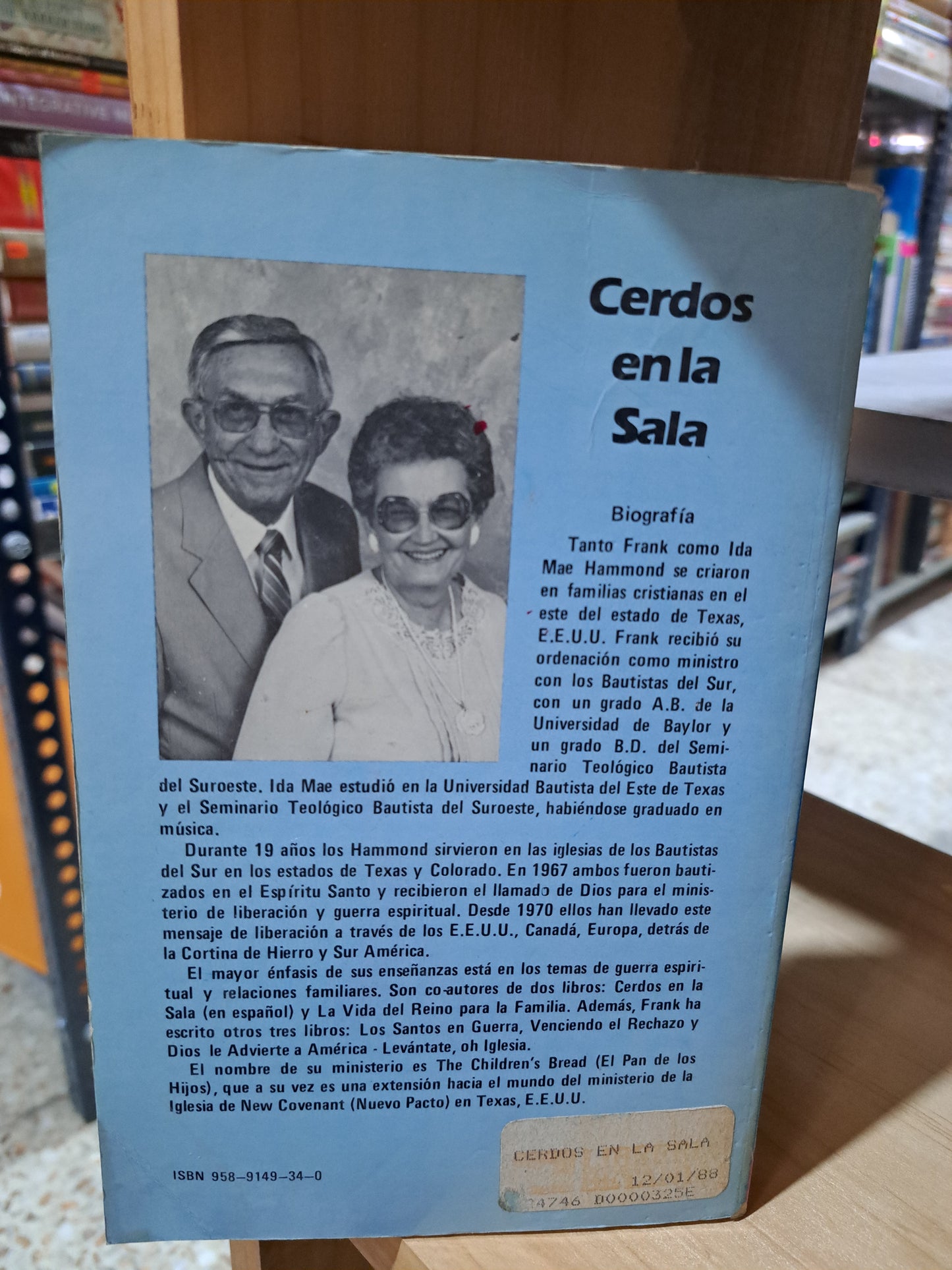 CERDOS EN LA SALA GUIA PRACTICA PARA LIBERACION FRANK & IDA MAE HAMMOND USADO POLÍTICA ALDAMA