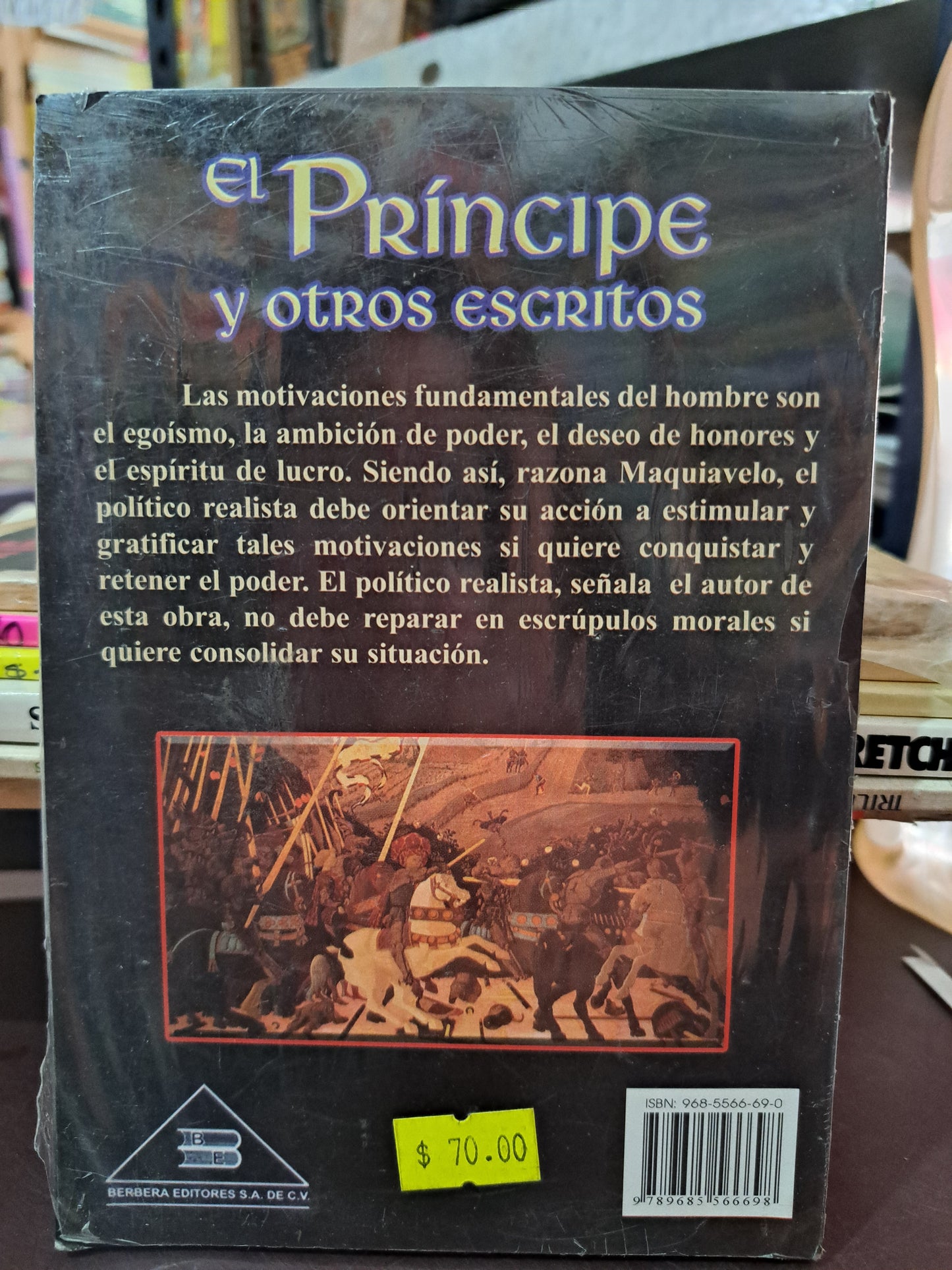 EL PRINCIPE Y OTROS ESCRITOS NICOLAS MAQUIAVELO NUEVO LIBROS NUEVOS LITERARIO 305