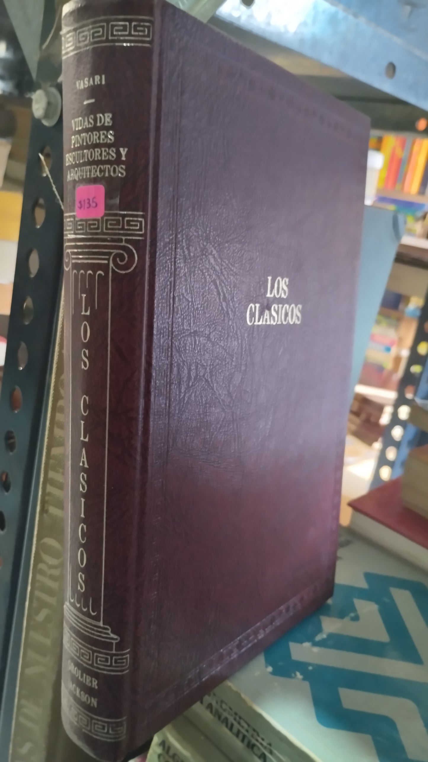 VIDAS DE PINTORES ESCULTORES Y ARQUITECTOS POR VASARI LIBRO USADO NOVELAS ALDAMA
