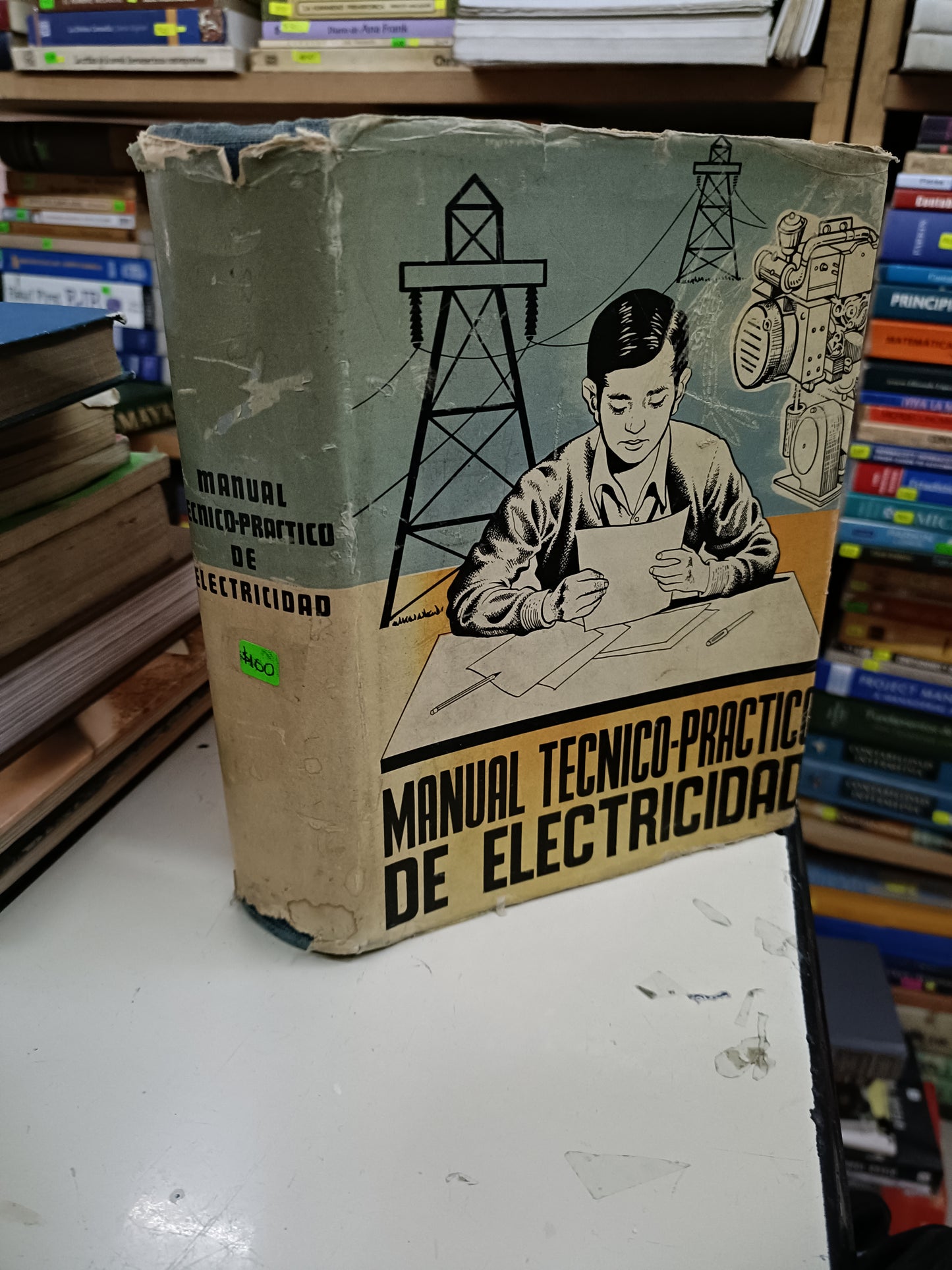 MANUAL TÉCNICO PRÁCTICO DE ELECTRICIDAD POR ADOLFO PEREZ L. USADO OFICIOS LITERARIO 207