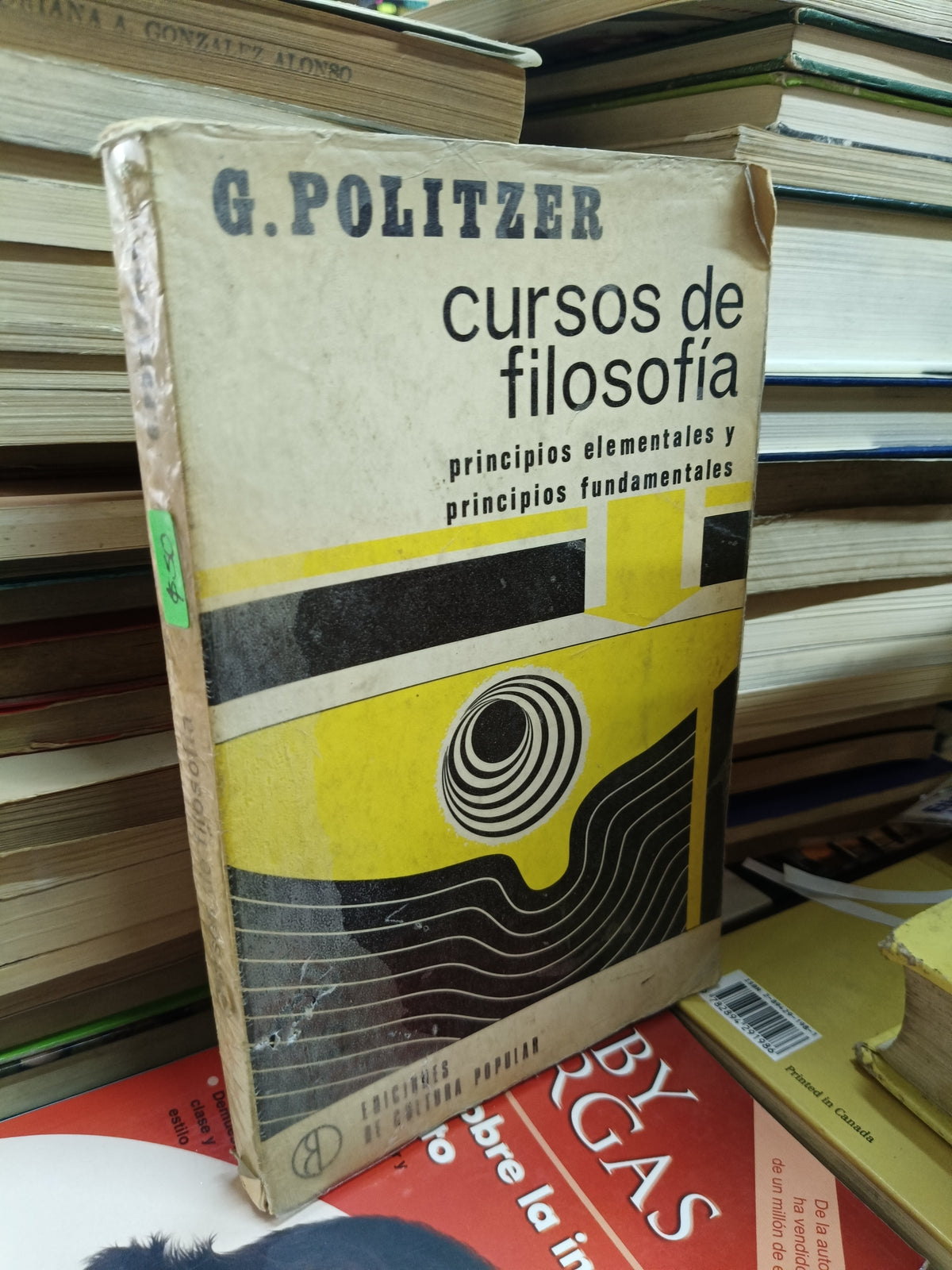 CURSO DE FILOSOFIA POR G. POLITZER USADO FILOSOFIA JUAREZ 507