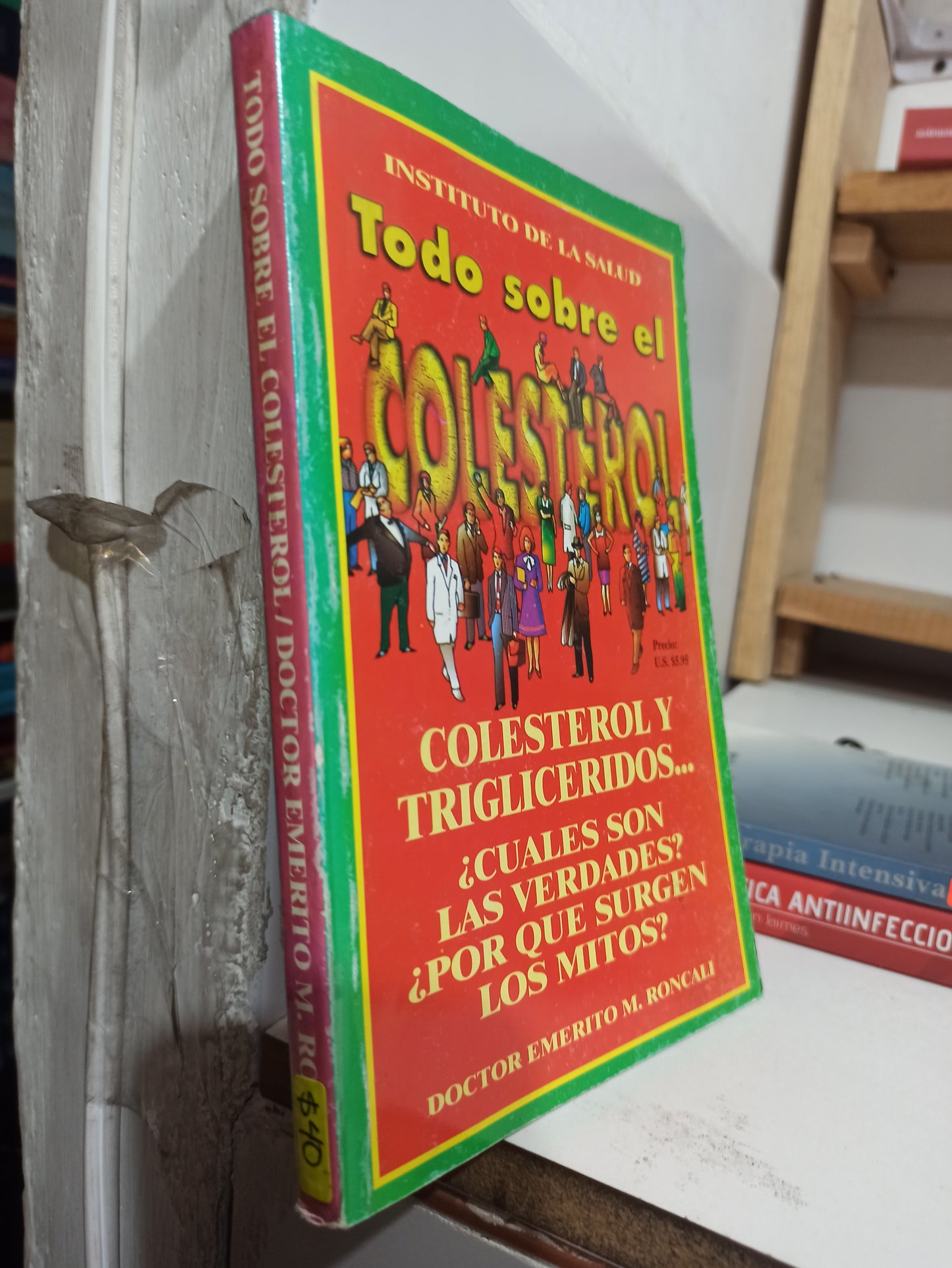 TODO SOBRE EL COLESTEROL POR EMERITO M. RONCALI USADO SALUD JUÁREZ