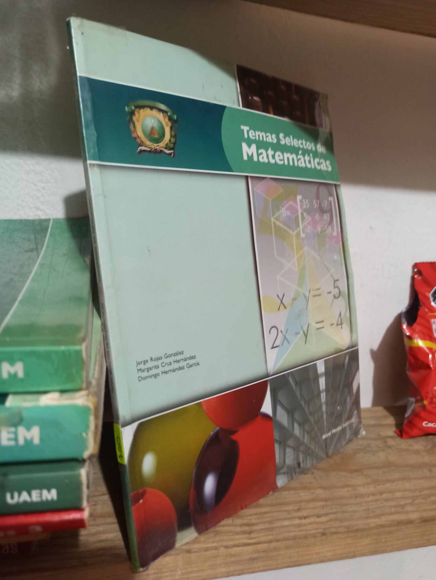 TEMAS SELECTOS DE MATEMATICAS POR JORGE ROJAS GONZALES USADO MATEMÁTICAS JUÁREZ