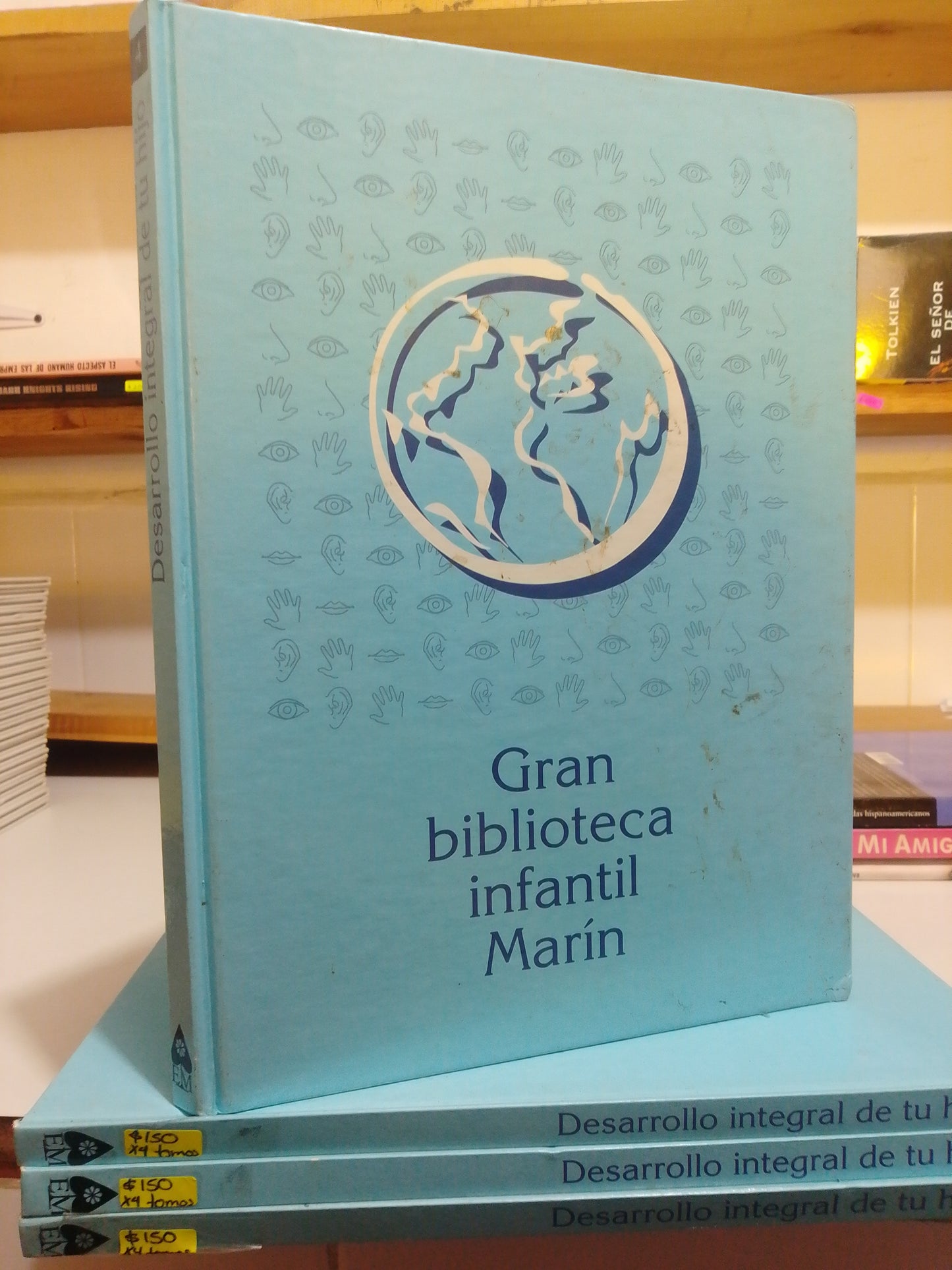 GRAN BIBLIOTECA INFANTIL MARIN 4 TOMOS USADO INFANTIL JUAREZ