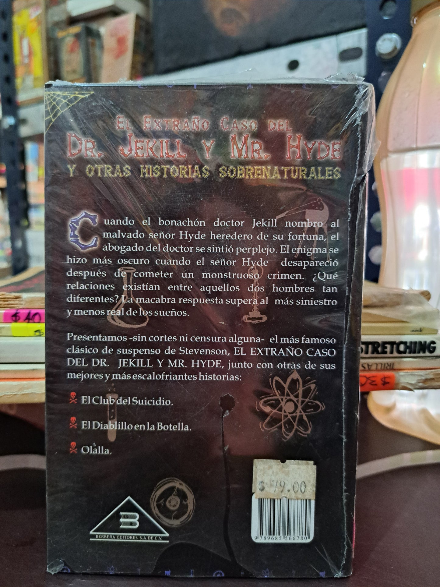EL EXTRAÑO CASO DEL DR.JEKILL Y MR. HYDE Y OTRAS HISTORIAS SOBRE NATURALES R.L. STEVENSON NUEVO LIBROS NUEVOS LITERARIO 305