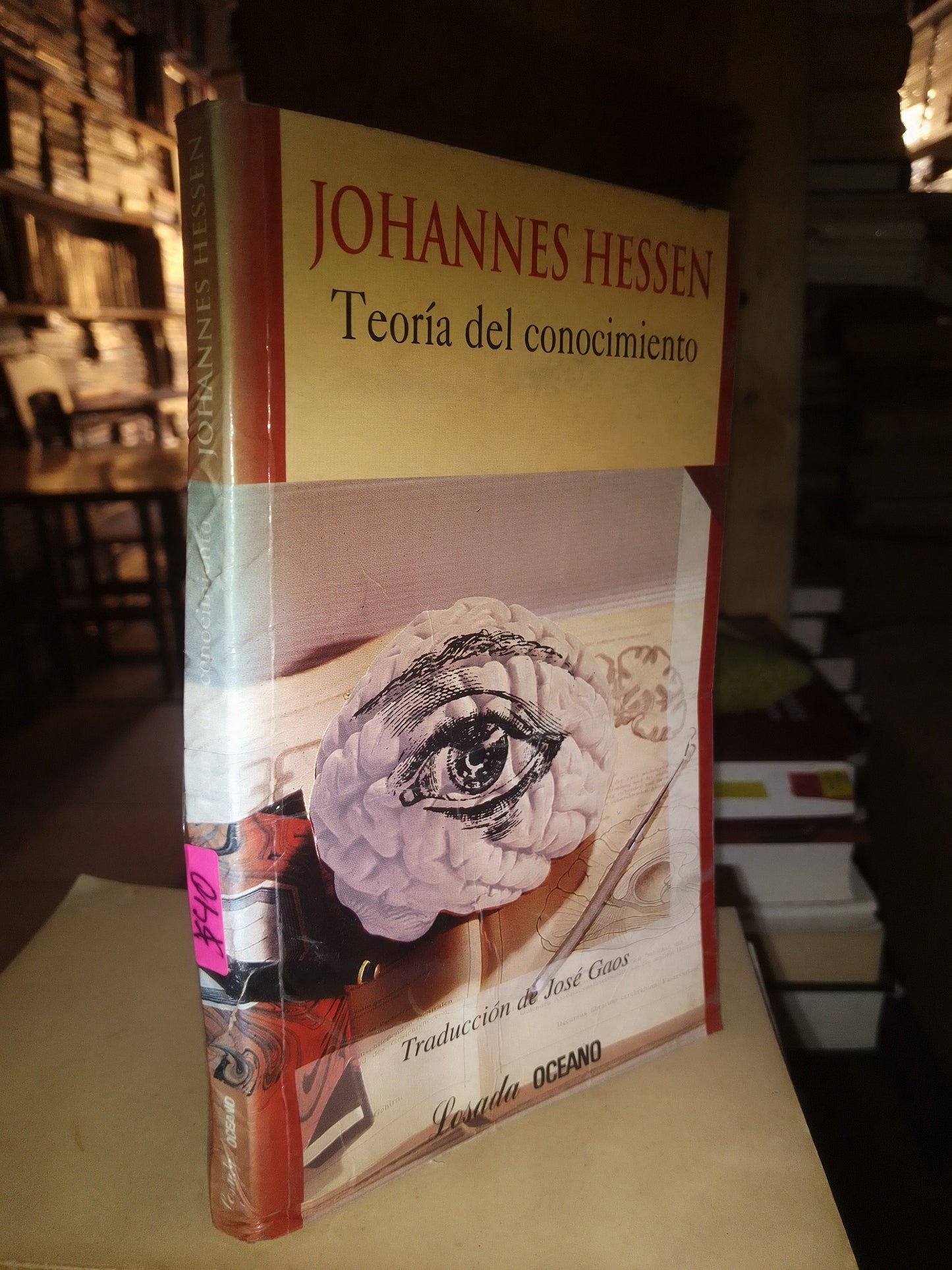TEORIA DEL CONOCIMIENTO POR JOHANNES HESSEN USADO SOCIOLOGÍA LITERARIO 207