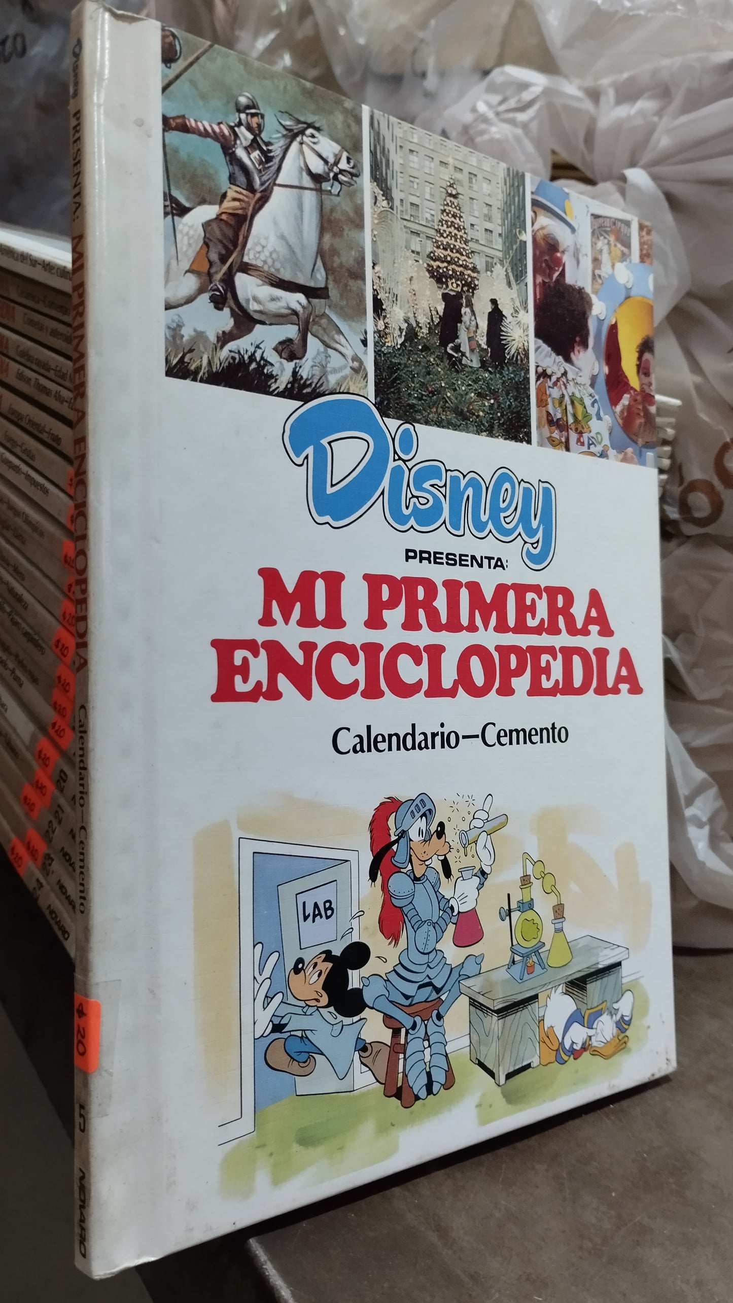 MI PRIMERA ENCICLOPEDIA CALENDARIO CEMENTO LIBRO USADO INFANTIL ALDAMA