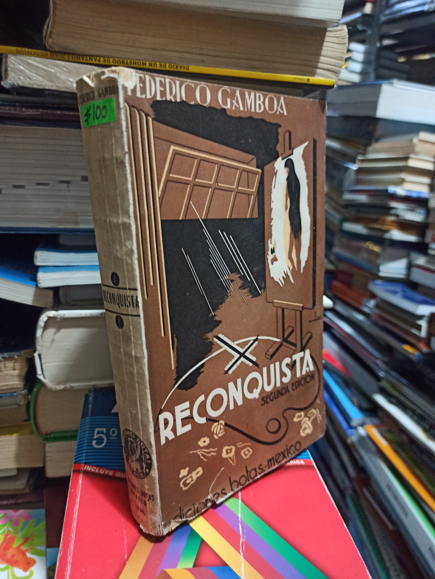 RECONQUISTA POR FEDERICO GAMBOA USADO NOVELAS JUÁREZ