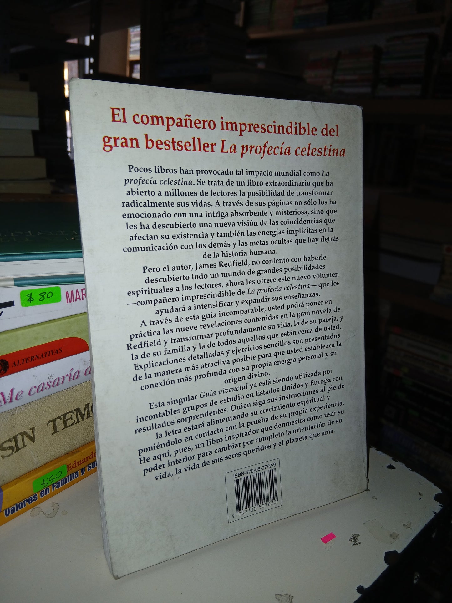 LA PROFECÍA CELESTINA GUÍA VIVENCIAL POR JAMES REDFIELD Y CAROL ADRIENNE USADO SUPERACIÓN PERSONAL LITERARIO 207