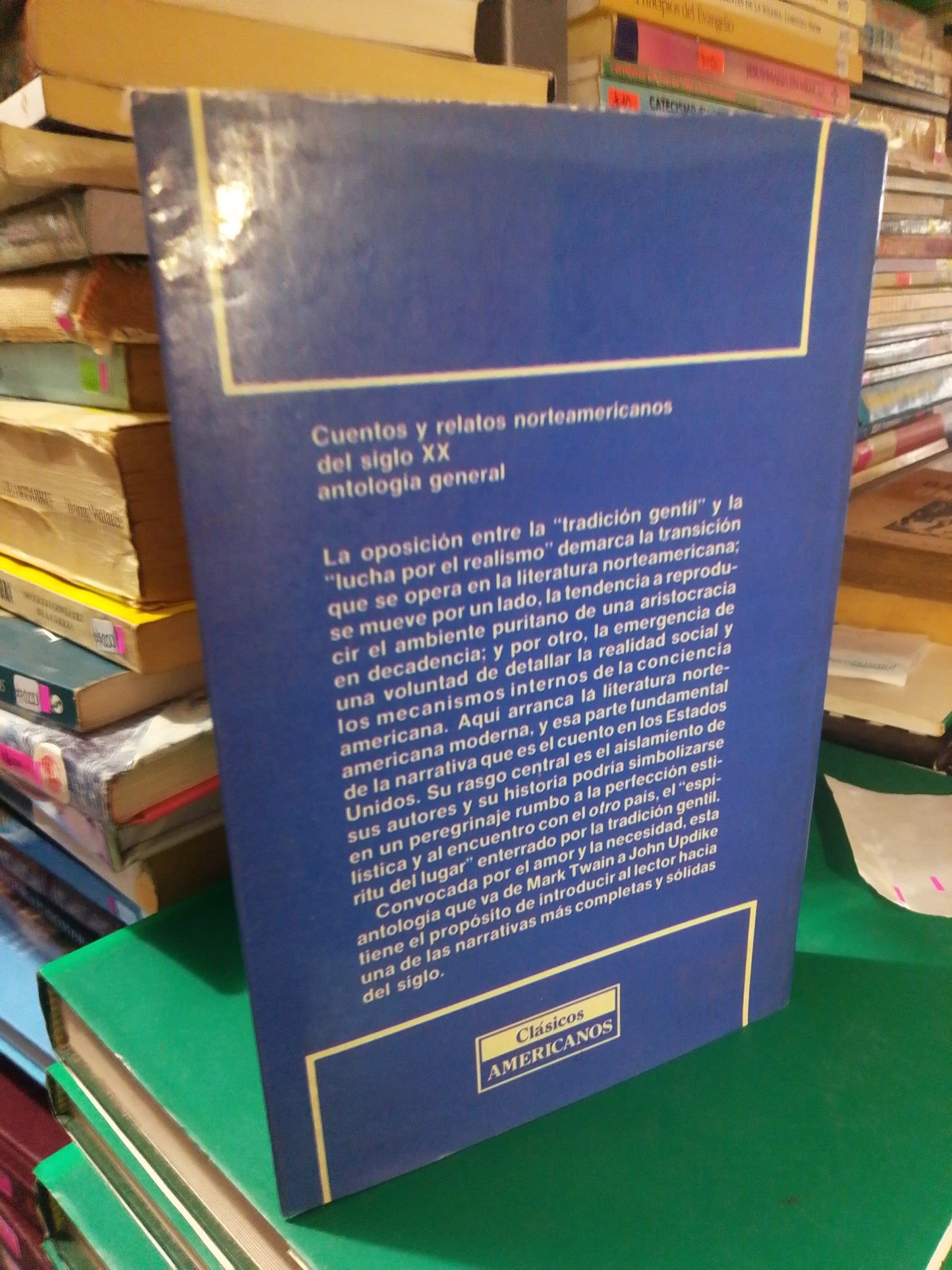 CUENTOS Y RELATOS NORTEAMERICANOS DEL SIGLO XX ANTOLOGIA USADO NOVELA JUAREZ
