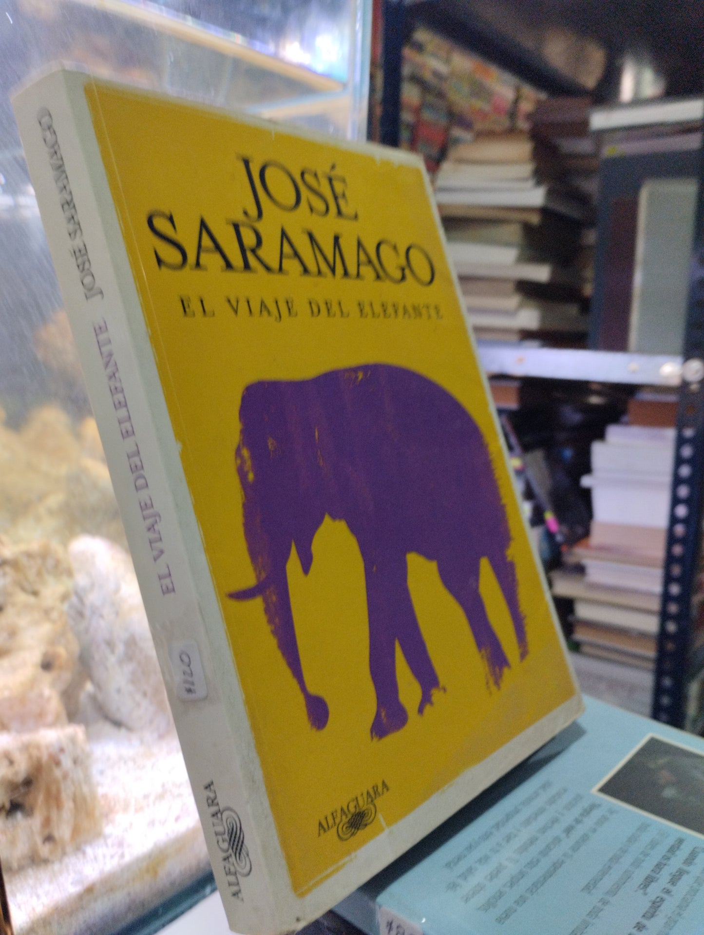 EL VIAJE DEL ELEFANTE OIR JOSE SARAMAGO USADO NOVELAS ALDAMA