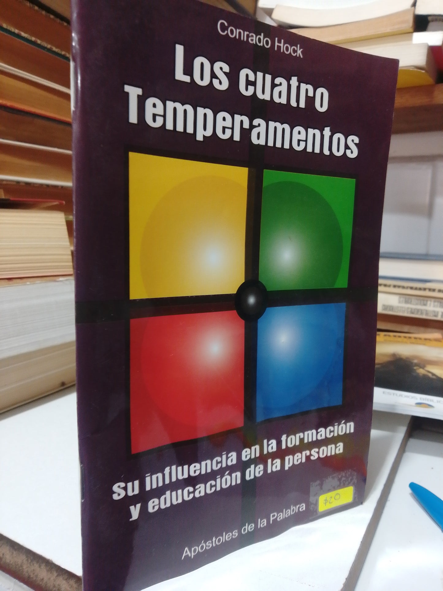 LOS CUATRO TEMPERAMENTOS POR CONRADO HOCK USADO RELIGION JUAREZ
