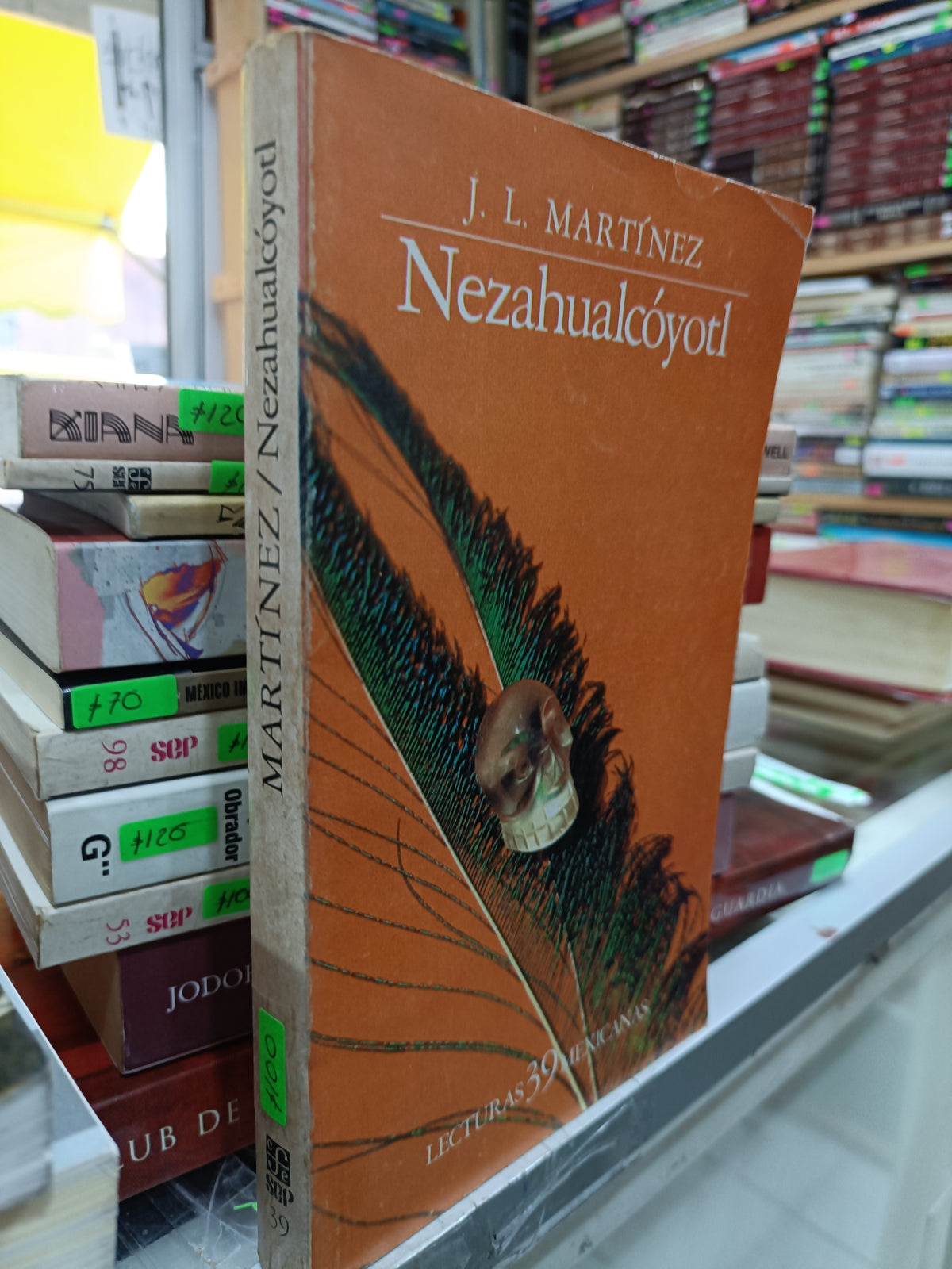 NEZAHUALCOYOTL POR J L MARTINEZ USADO NOVELA JUAREZ 515
