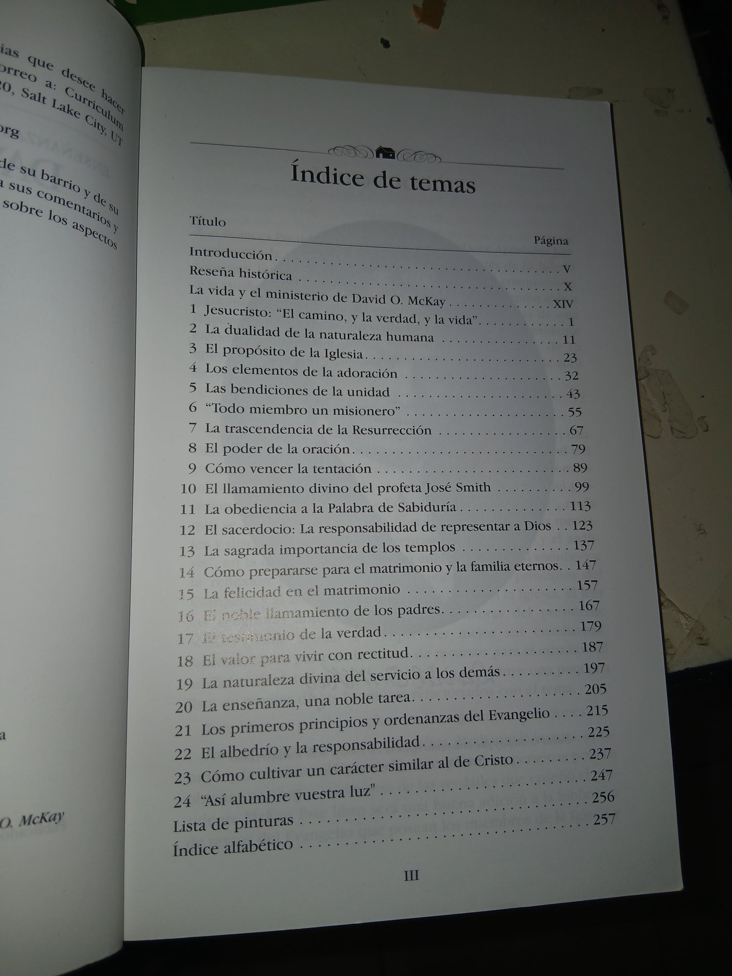 ENSEÑANZAS DE LOS PRESIDENTES DE LA IGLESIA: DAVID O. MCKAY POR LA IGLESIA DE JESUCRISTO DE LOS SANTOS DE LOS ÚLTIMOS DÍAS USADO RELIGIÓN LITERARIO 207