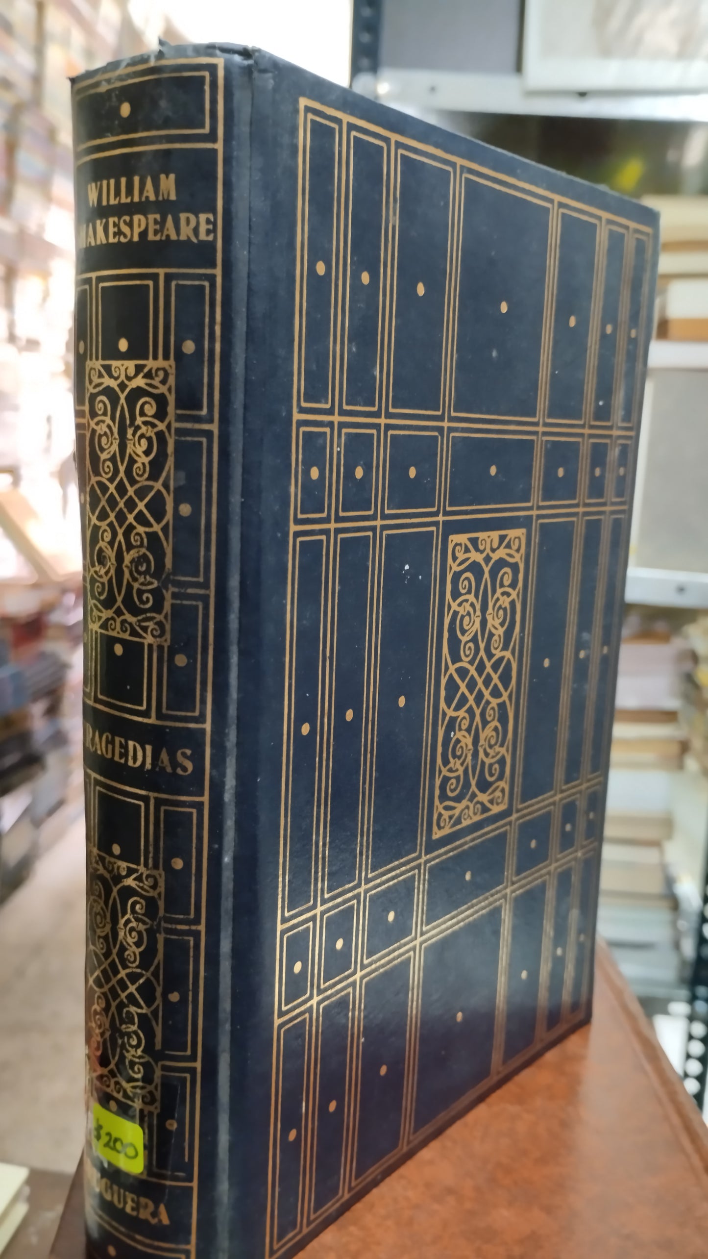 TRAGEDIAS POR WILLIAM SHAKESPEARE LIBRO USADO NOVELAS ALDAMA