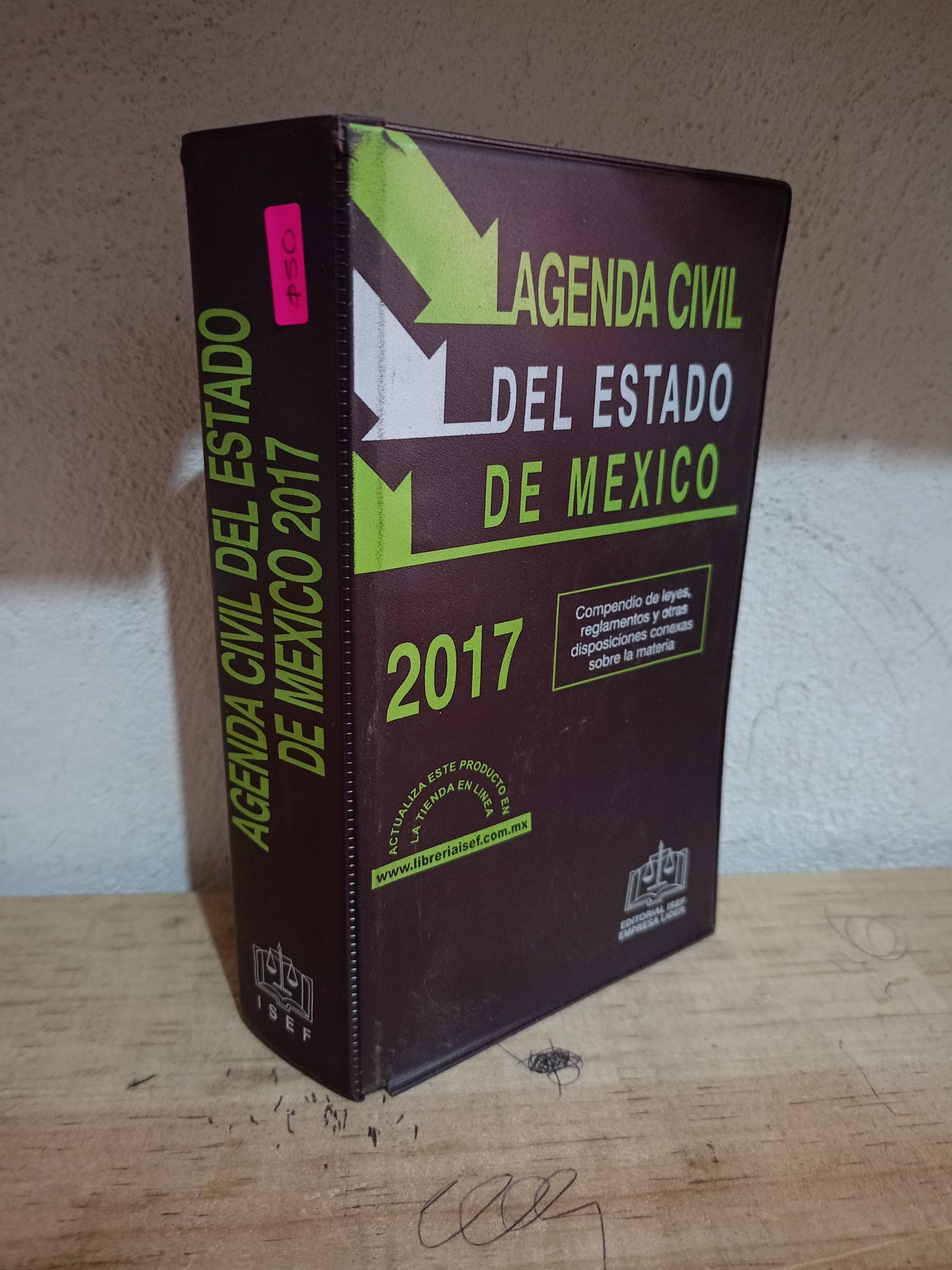 AGENDA CIVIL DEL ESTADO DE MÉXICO 2017 USADO DERECHO LITERARIO 305