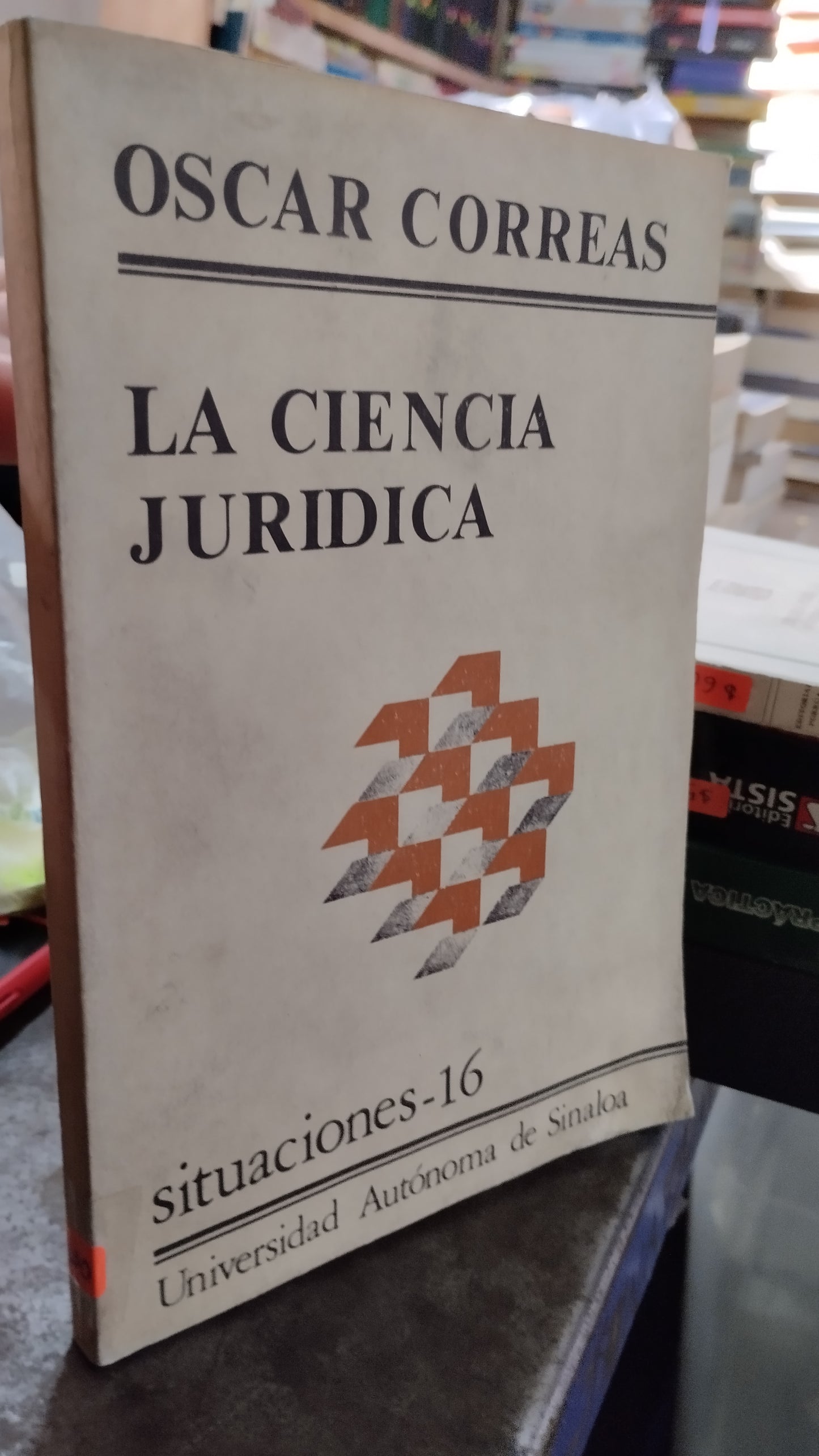 LA CIENCIA JURIDICA POR OSCAR CORREAS LIBRO USADO DERECHO ALDAMA