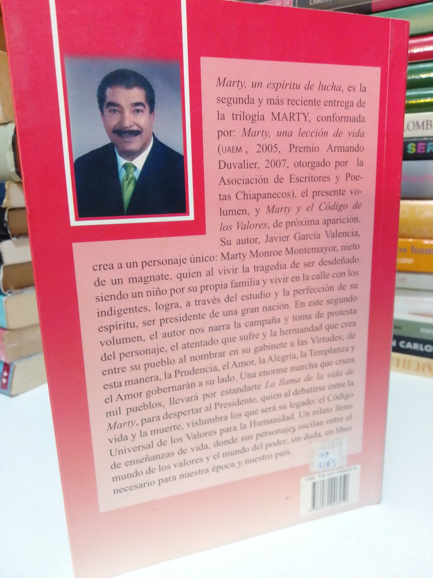 MARTY UN ESPÍRITU DE LUCHA POR JAVIER GARCÍA VALENCIA USADO S.PERSONAL JUÁREZ