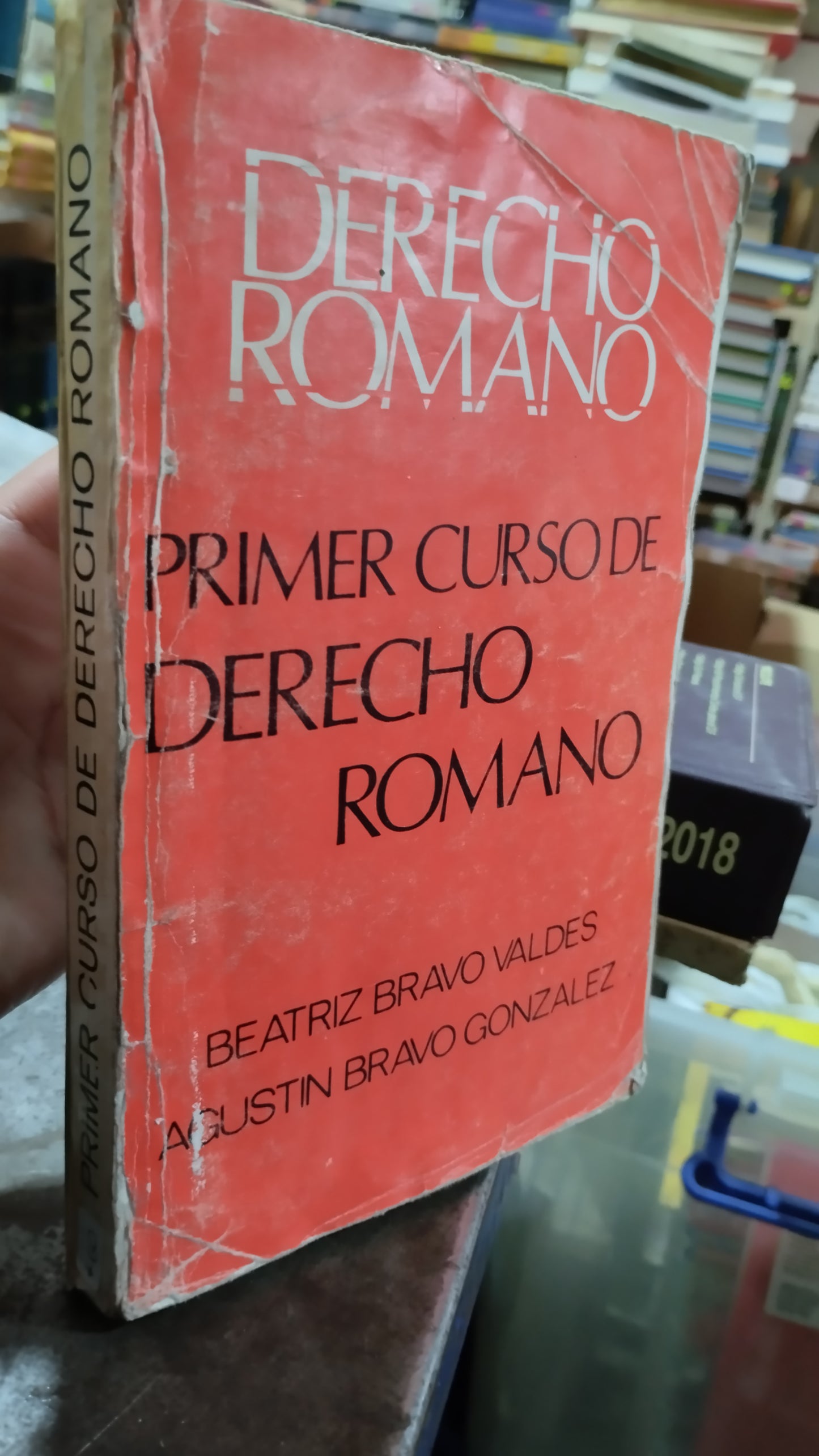 PRIMER CURSO DE DERECHO ROMANO POR BEATRIZ BRAVO VALDES LIBRO USADO DERECHO ALDAMA