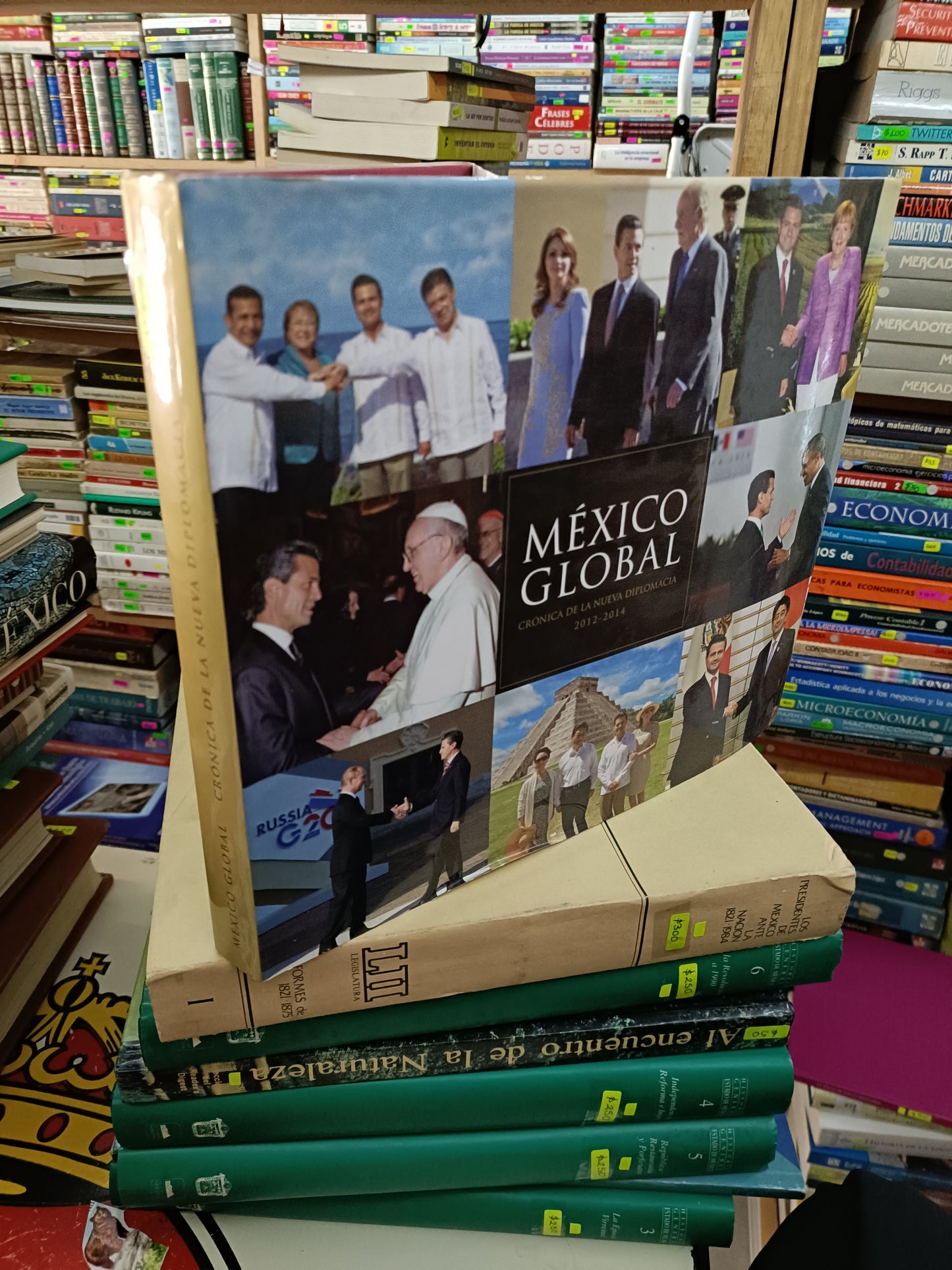 MÉXICO GLOBAL CRÓNICA DE LA NUEVA DIPLOMACIA 2012-2014 USADO ARTE LITERARIO 207