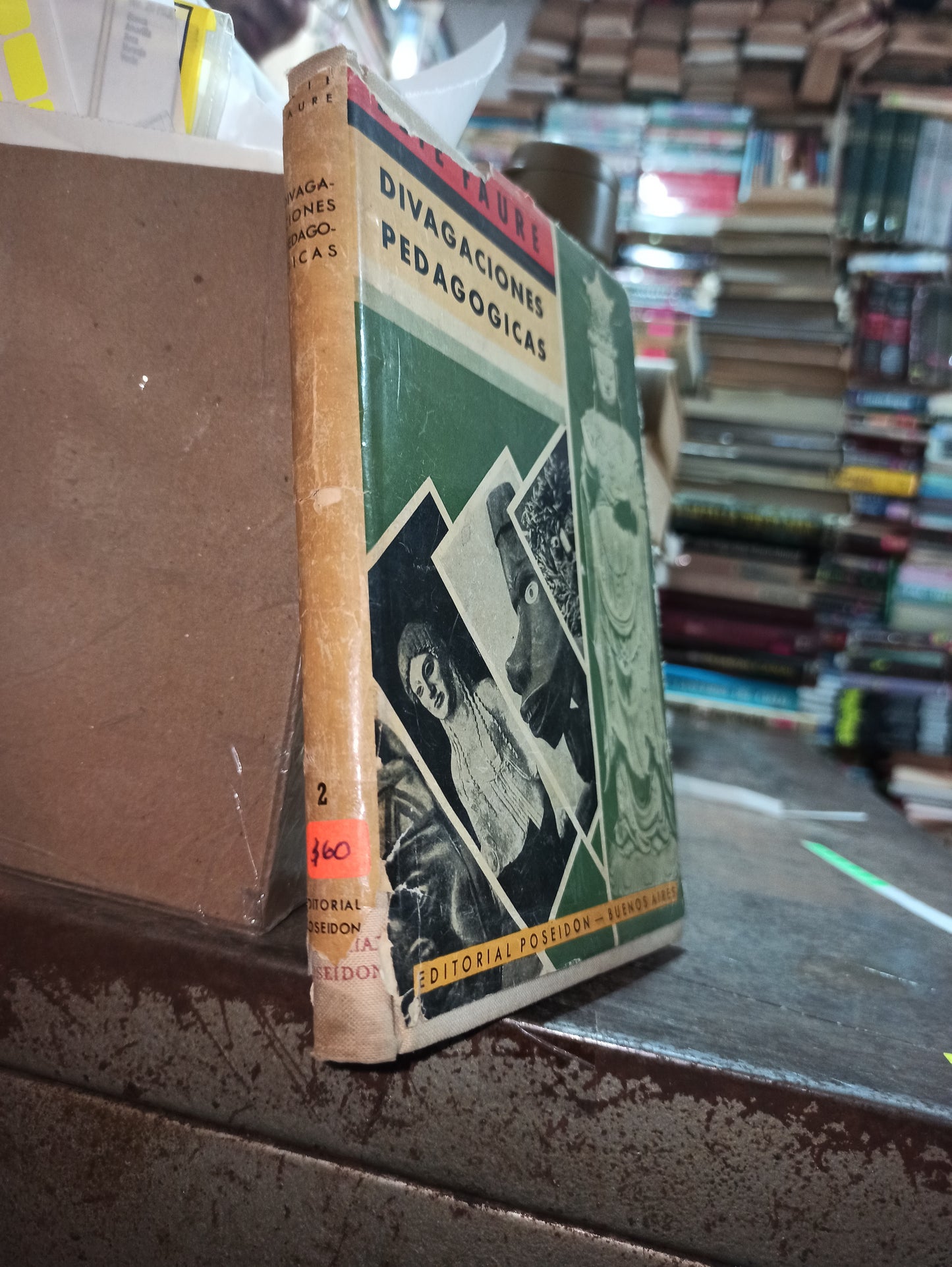 DIVAGACIONES PEDAGOGICAS POR ELIE FAURE USADO ANTIGUOS ALDAMA