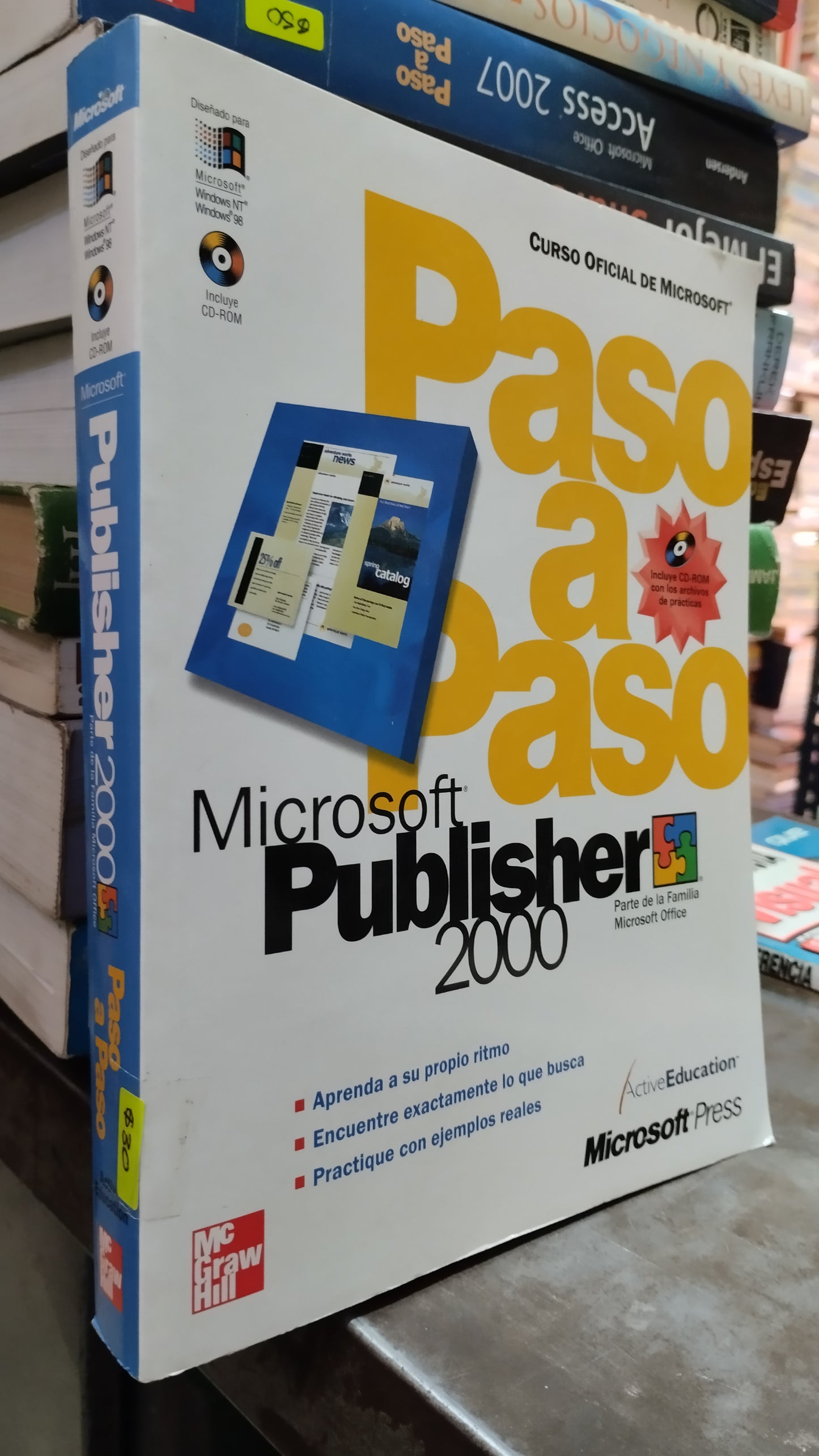 MICROSOFT PUBLISHER 2000 PASO A PASO LIBRO USADO COMPUTACION ALDAMA