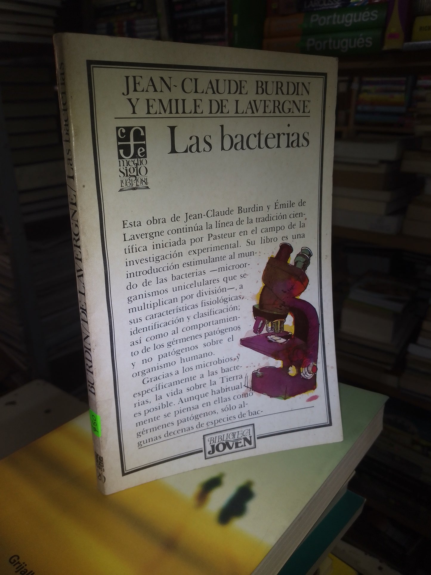 LAS BACTERIAS POR BURDIN Y DE LAVERGNE USADO CIENCIA LITERARIO 207