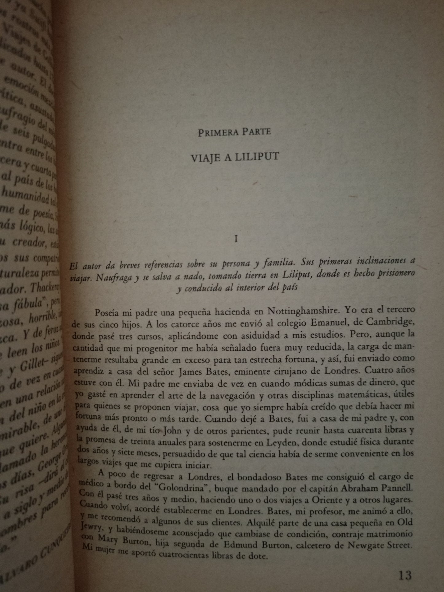 LOS VIAJES DE GULLIVER POR JONATHAN SWIFT USADO NOVELA LITERARIO 305