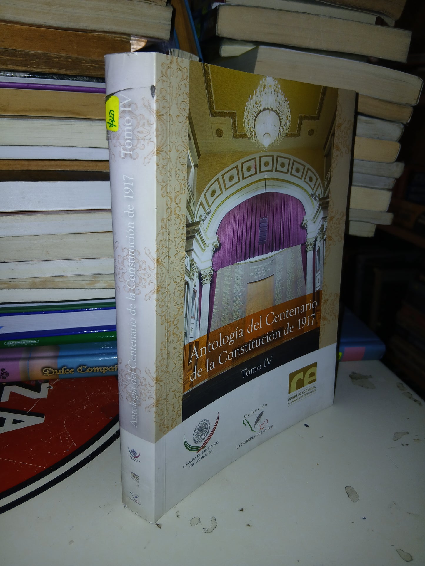 ANTOLOGÍA DEL CENTENARIO DE LA CONSTITUCIÓN DE 1917 (TOMO IV) (VARIOS AUTORES) USADO DERECHO LITERARIO 207