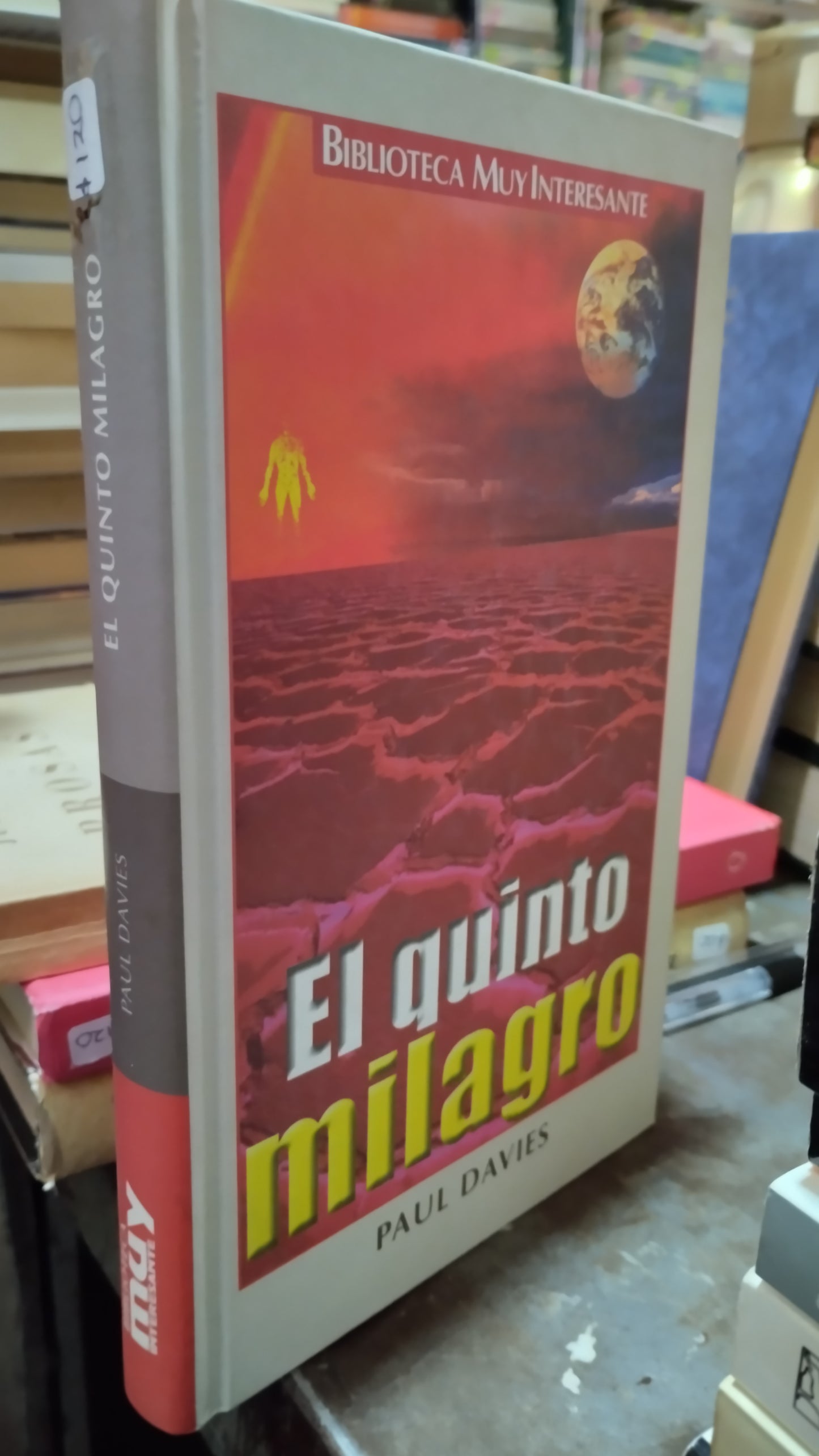 EL QUINTO MILAGRO POR PAUL DAVIES LIBRO USADO NOVELAS ALDAMA