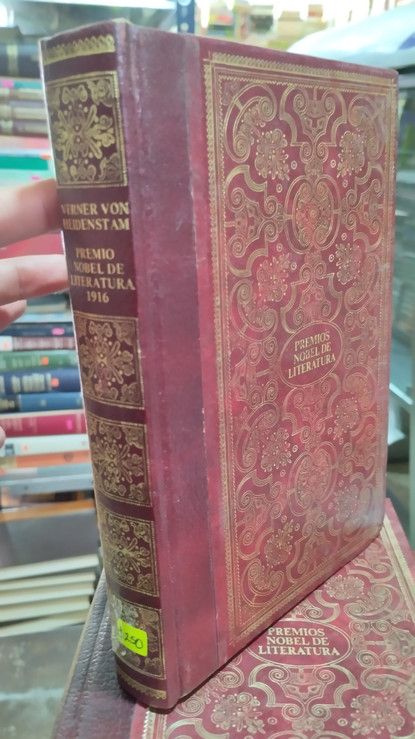VERNER VON HEIDENSTAM PREMIO NOBEL DE LITERATURA 1916 LIBRO USADO NOVELAS ALDAMA