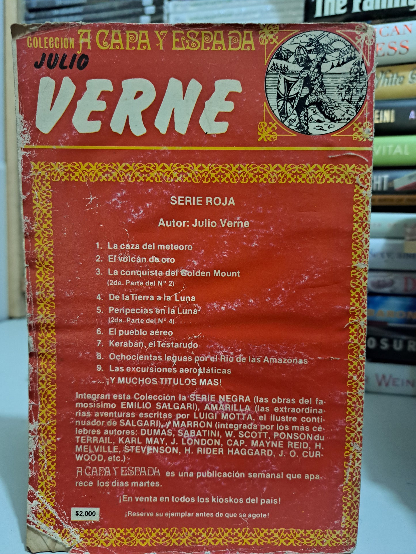 LA CAZA DEL METEORO JULIO VERNE USADO NOVELA JUÁREZ