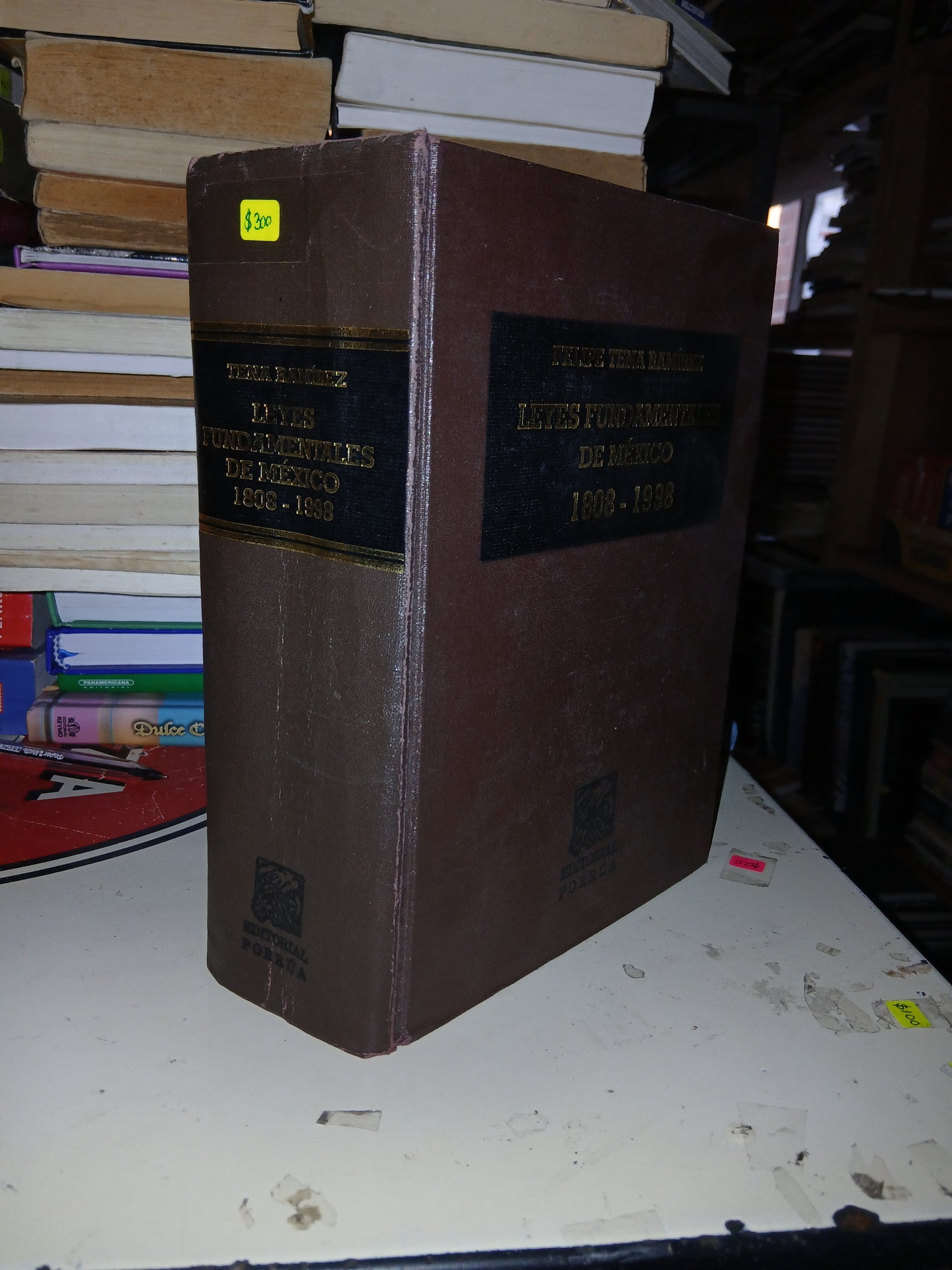 LEYES FUNDAMENTALES DE MÉXICO 1808-1998 POR FELIPE TENA RAMÍREZ USADO DERECHO LITERARIO 207