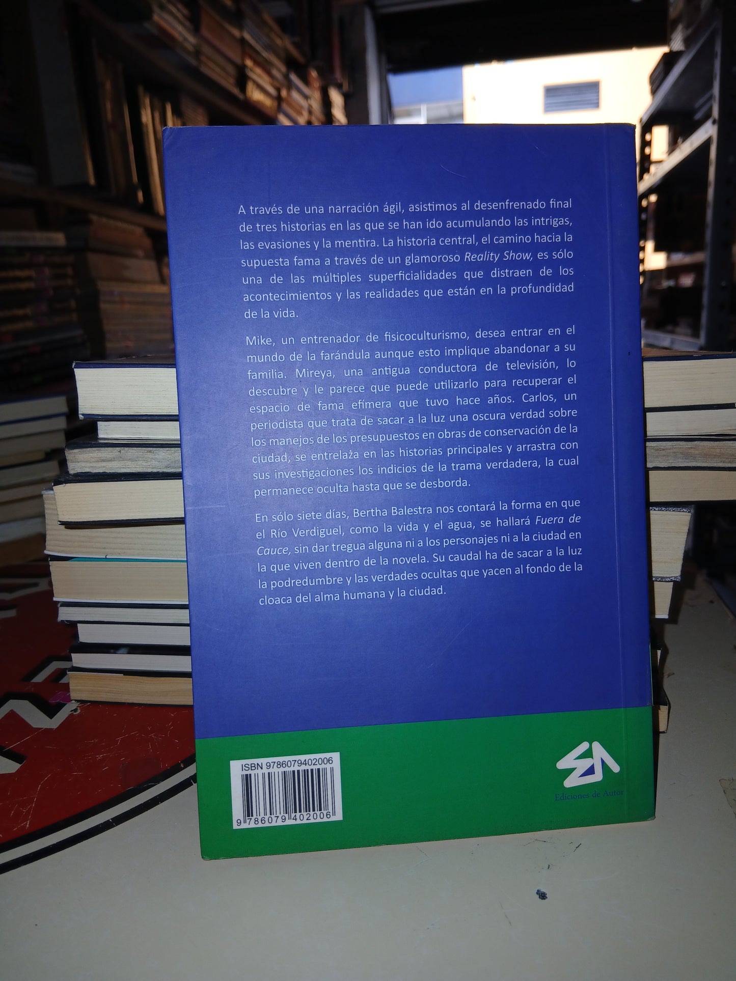 FUERA DE CAUCE POR BERTHA BALESTRA USADO NOVELA LITERARIO 207