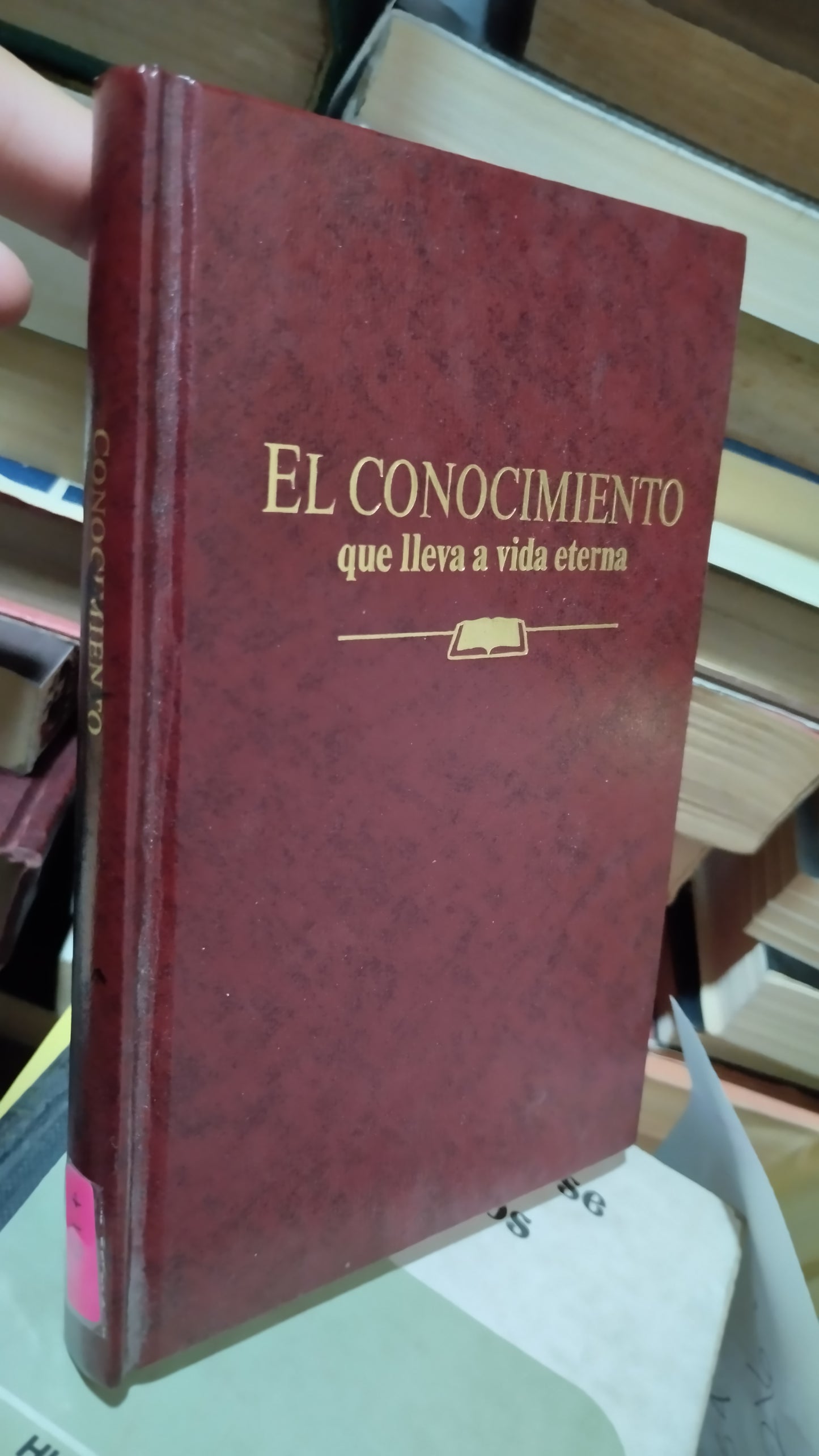 EL CONOCIMIENTO QUE LLEVA A VIDA ETERNA LIBRO USADO RELIGION ALDAMA